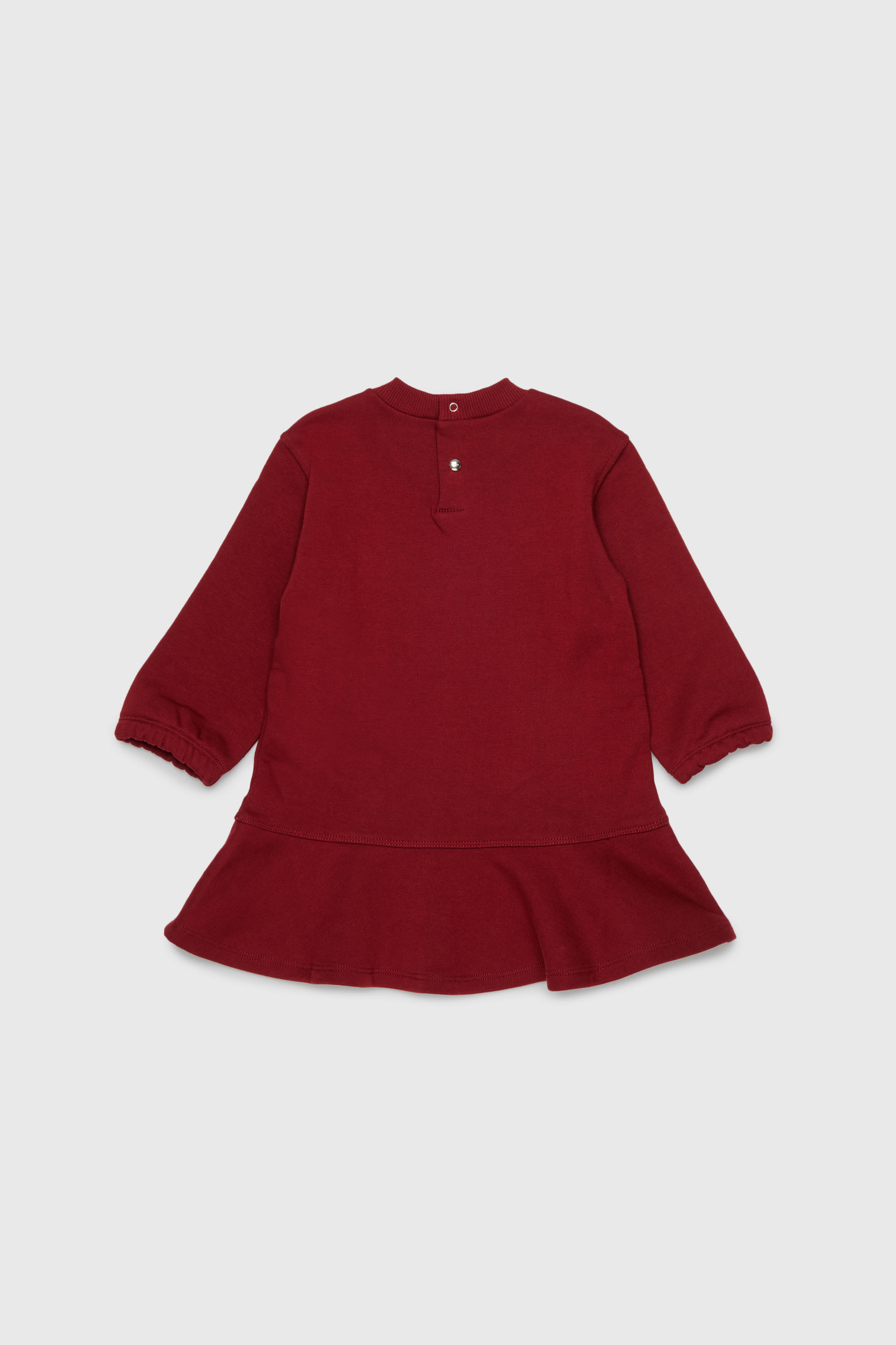 Diesel - DFUMB, Robe sweat &agrave; base volant&eacute;e Femme in Rouge - 2