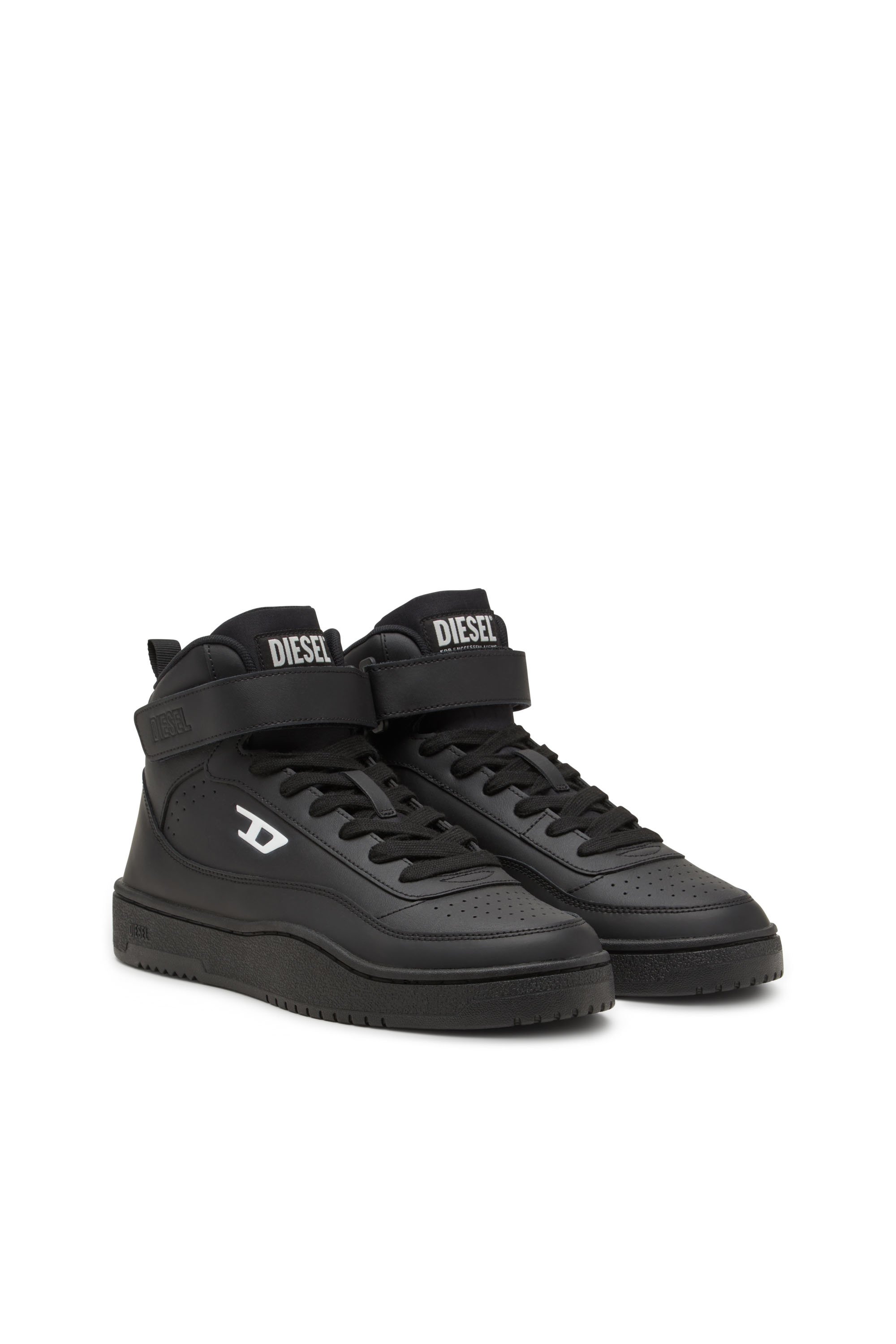 Diesel - S-TRACKER-D MID, S-Tracker-D-Sneakers mi-hautes Homme in Noir - 2