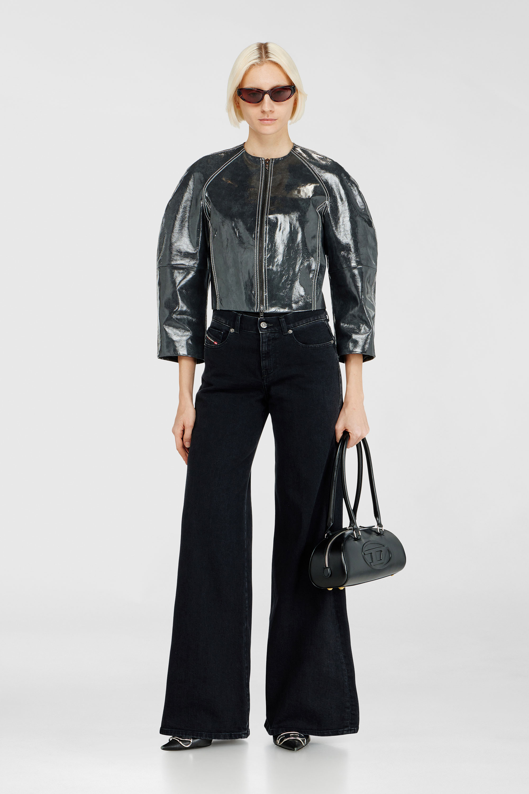 Diesel - Flare Jeans 1978 D-Akemi 09N89 Femme, Noir/Gris fonc&eacute; - Image 1