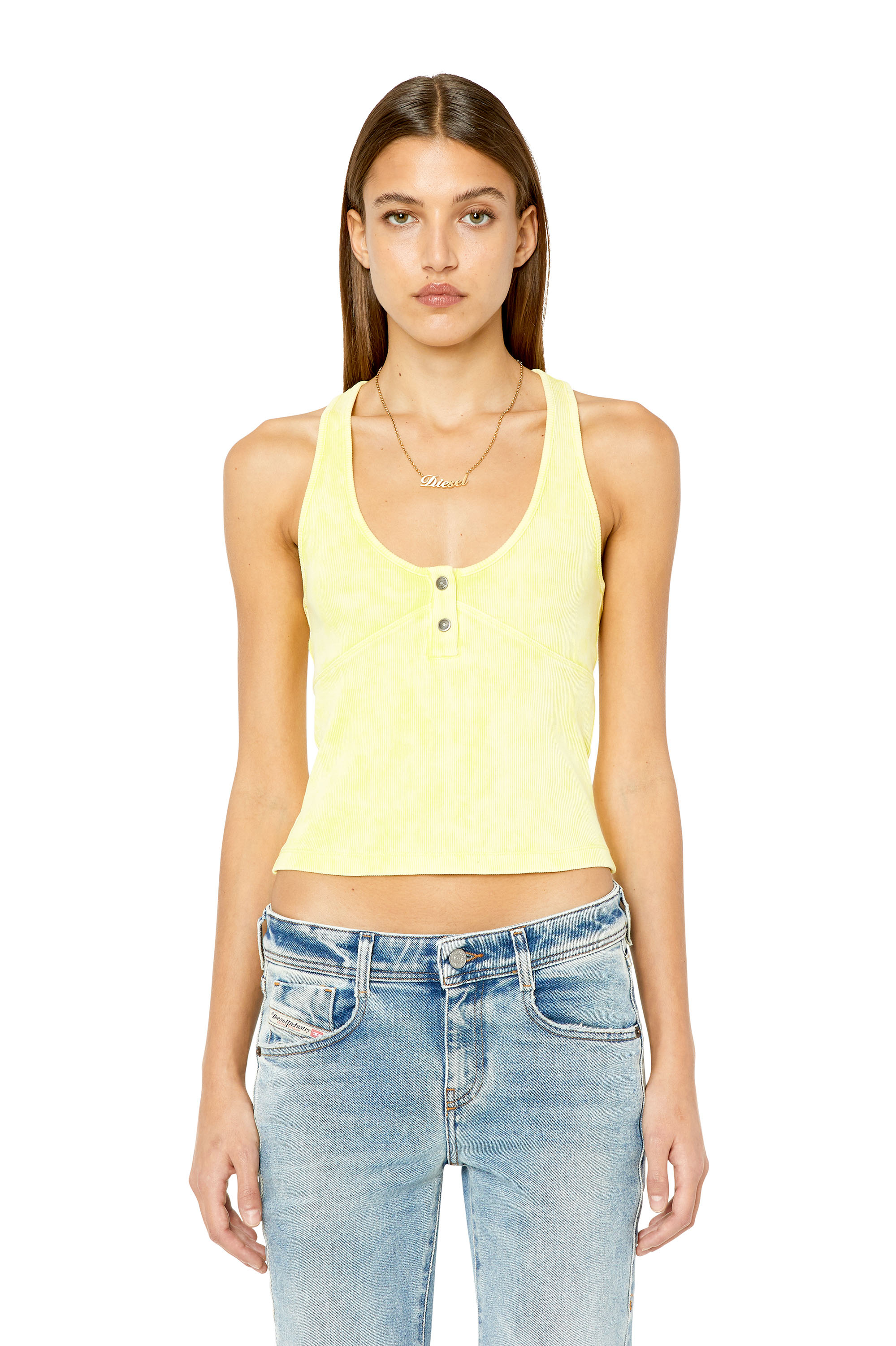 Diesel - T-ANIESSE, Yellow Fluo - Image 1