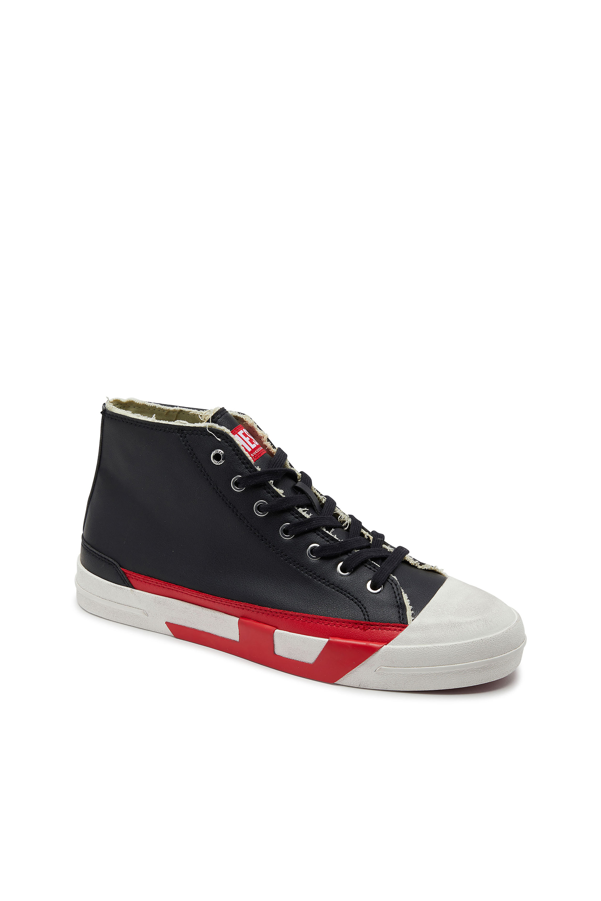 Diesel - S-D-VERSE MID II, S-D-Verse-Chaussures vulcanisées avec logo D Homme in Noir - 6
