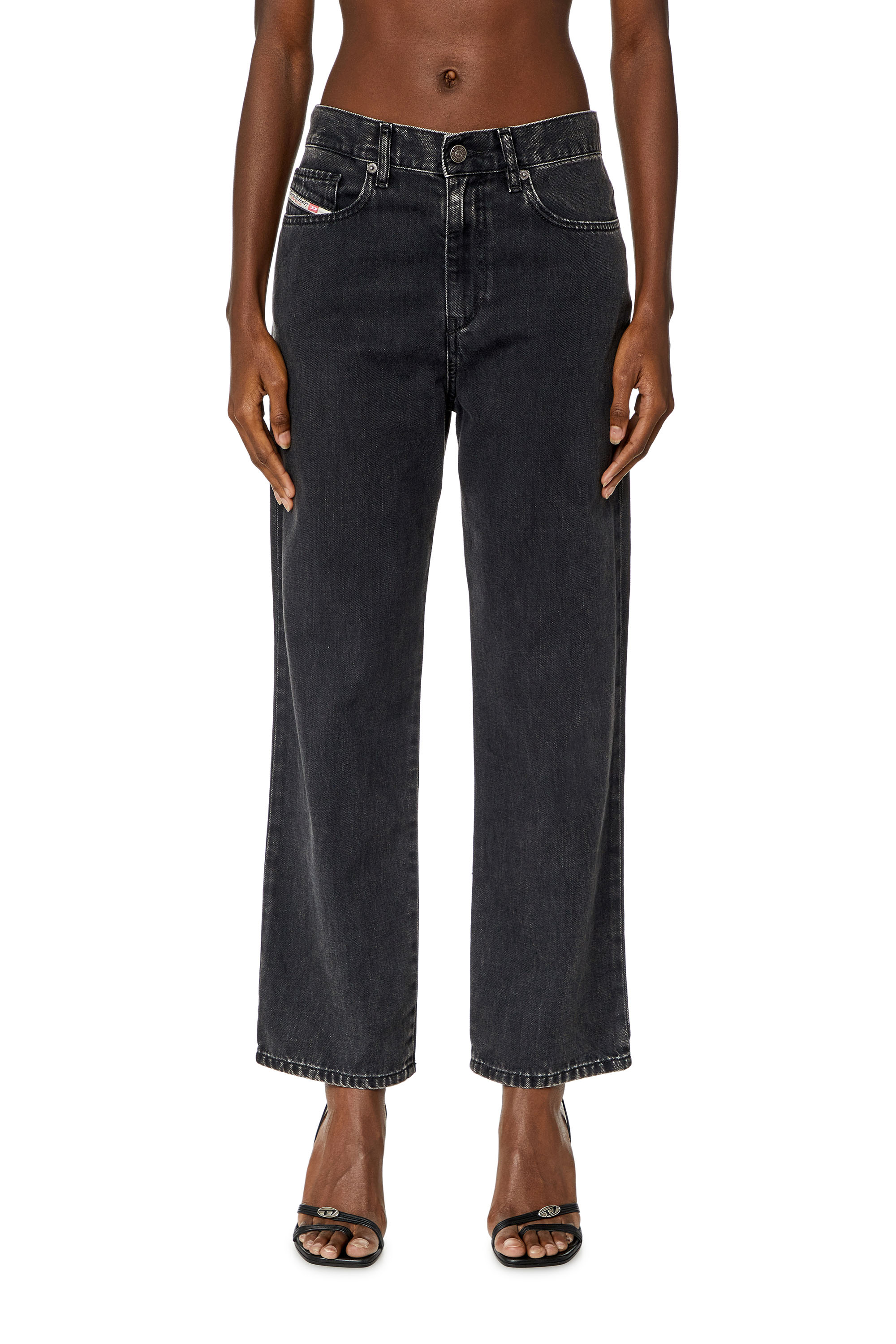 Diesel - Regular Jeans 2016 D-Air 068HN Femme, Noir/Gris fonc&eacute; - Image 3