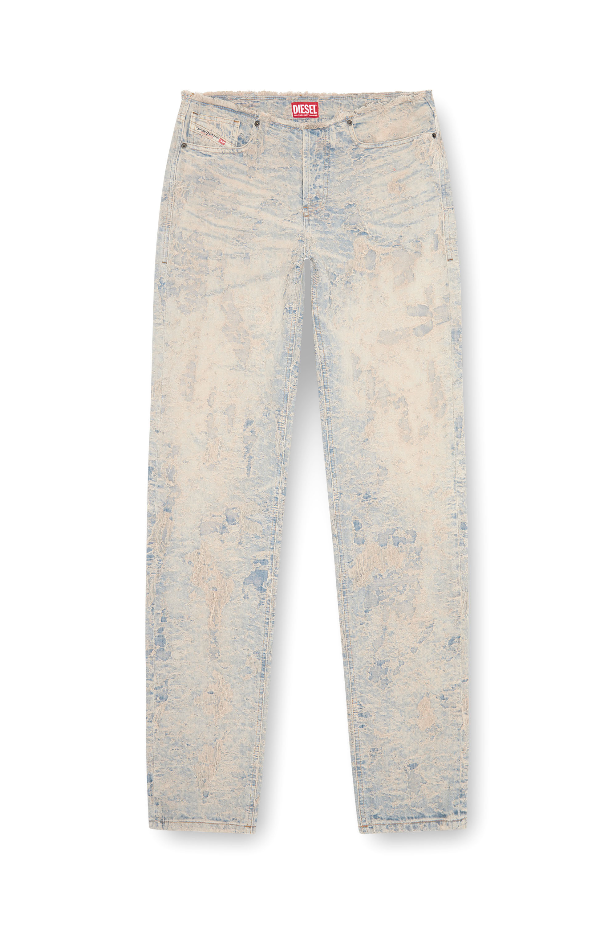 Diesel - Straight Jeans D-Arker 007Y5 Femme, Bleu Clair - Image 5