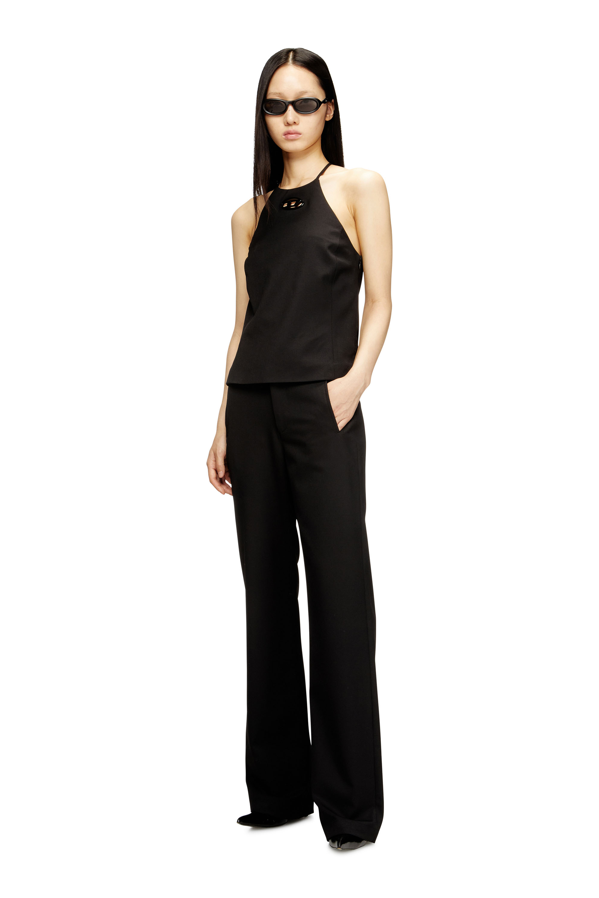 Diesel - P-ROMISE-S3, Pantalon en laine froide Femme in ToBeDefined - 2
