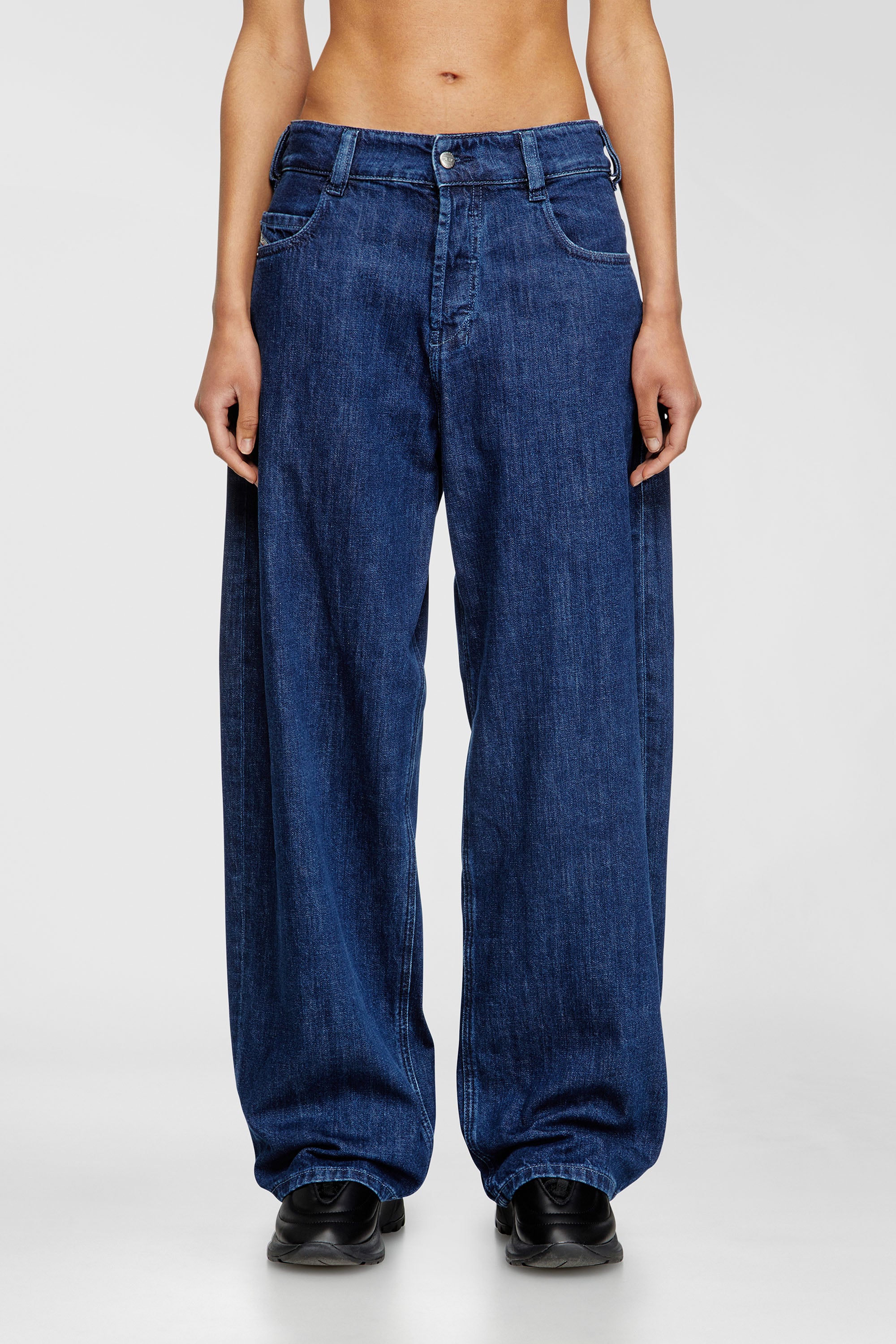 Diesel - Relaxed Jeans 1997 D-Enim-M 0DBDX Mixte, Bleu Fonc&eacute; - Image 2