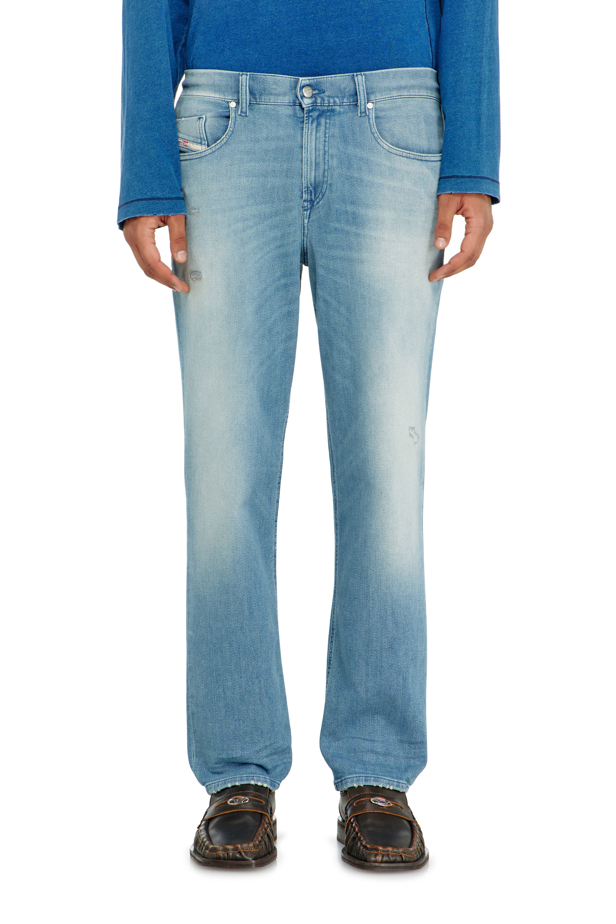 Diesel - Regular 2090 D-Veekley Joggjeans&reg; 09Q21 Homme, Bleu Clair - Image 3