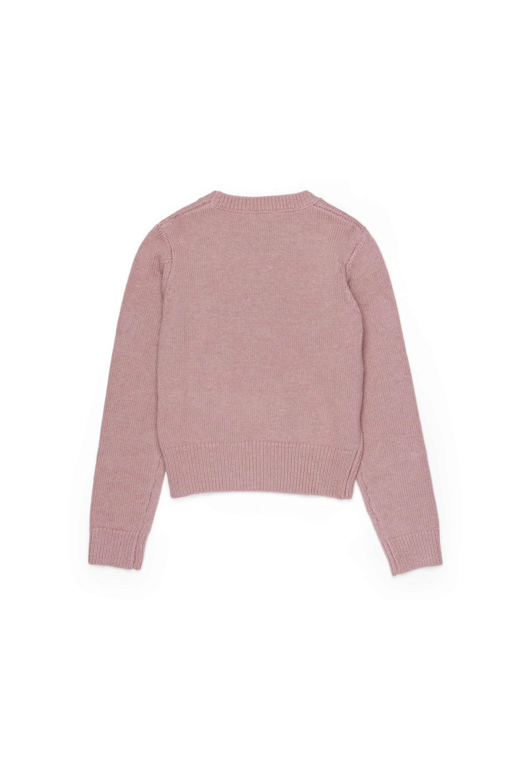 Diesel - KLESSY, Pull en laine mélangée avec logo Femme in Rose - 2