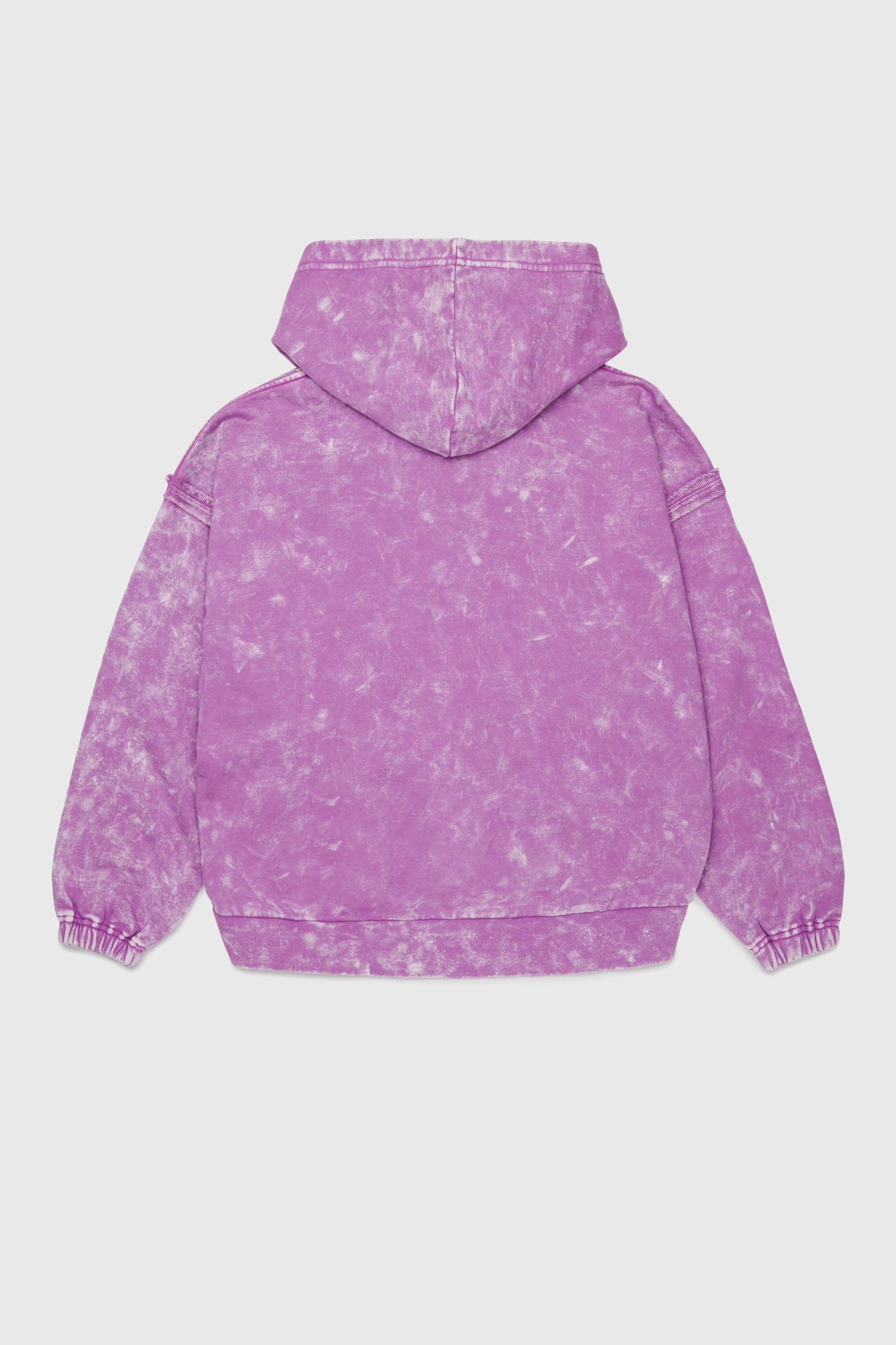 Diesel - SLOXY, Sweat &agrave; effet tie-dye avec logo arc-en-ciel Femme in Violet - 2