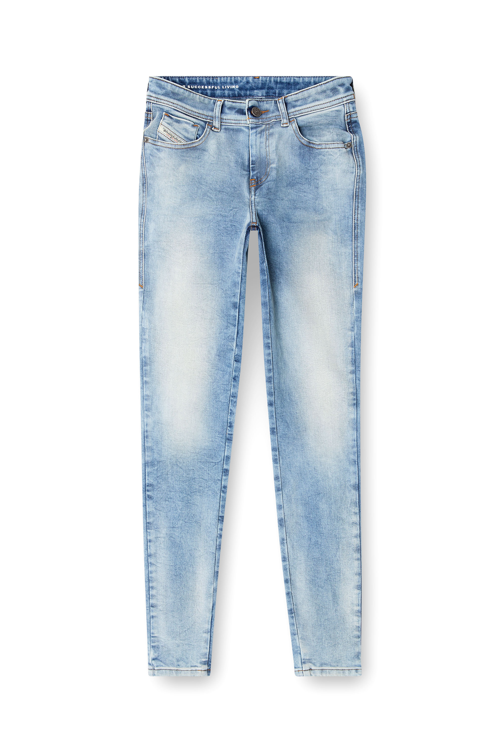 Diesel - Skinny Jeans 2017 Slandy 09K72 Femme, Bleu Clair - Image 2