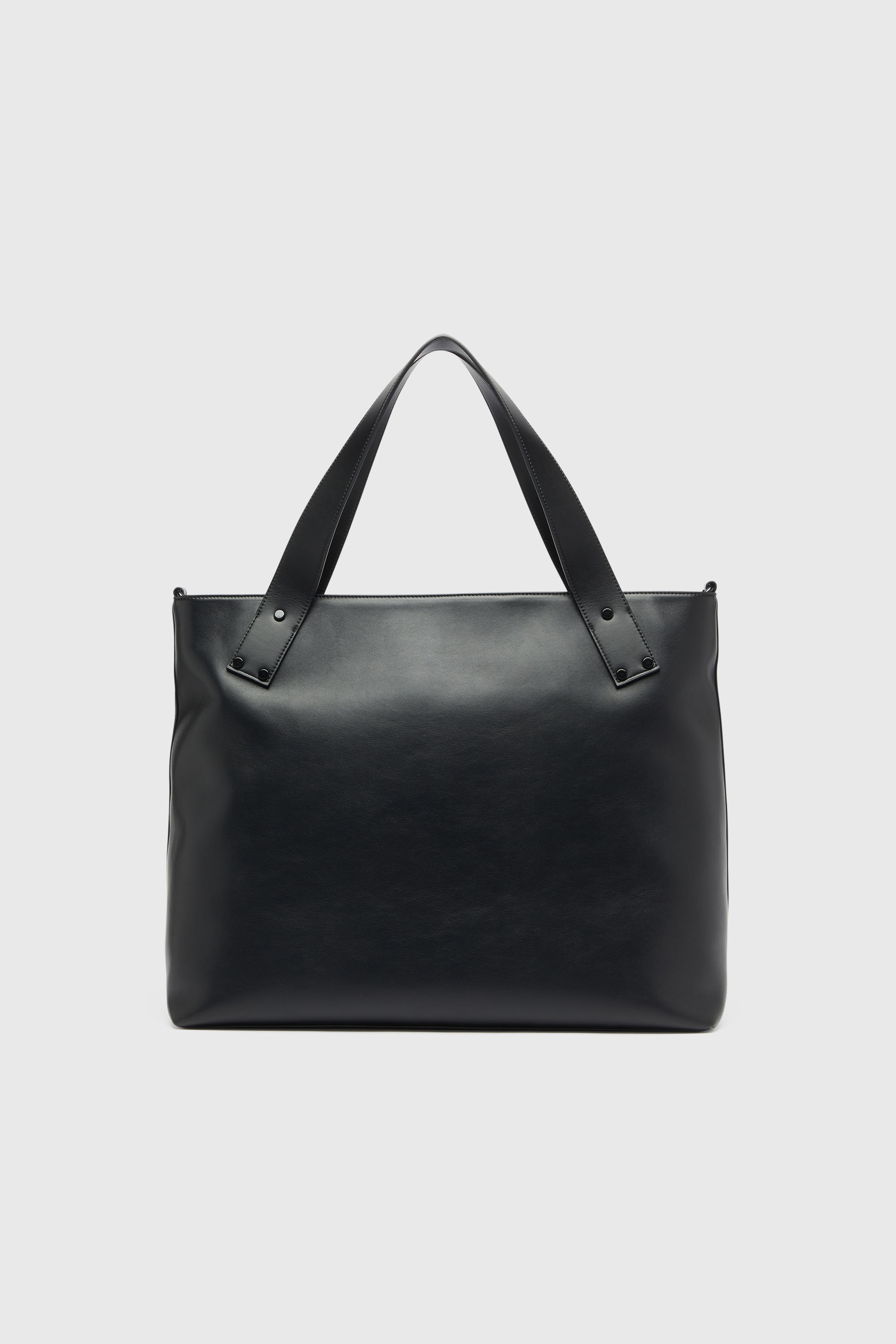 Diesel - RIVET-D TOTE E\W, Rivet-D - Sac shopping zipp&eacute; avec poche &agrave; rabat Homme in Noir - 2