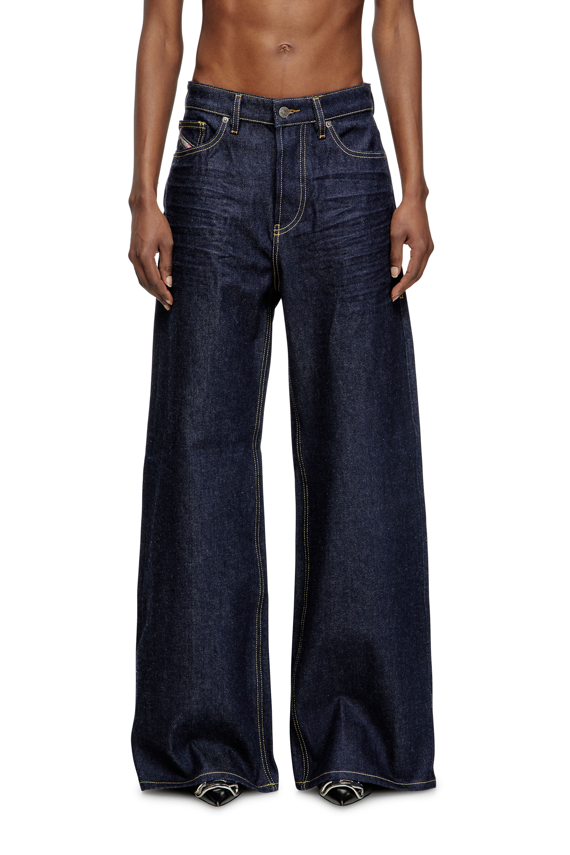 Diesel - Relaxed Jeans 1996 D-Sire 0GRDV Femme, Bleu Fonc&eacute; - Image 3