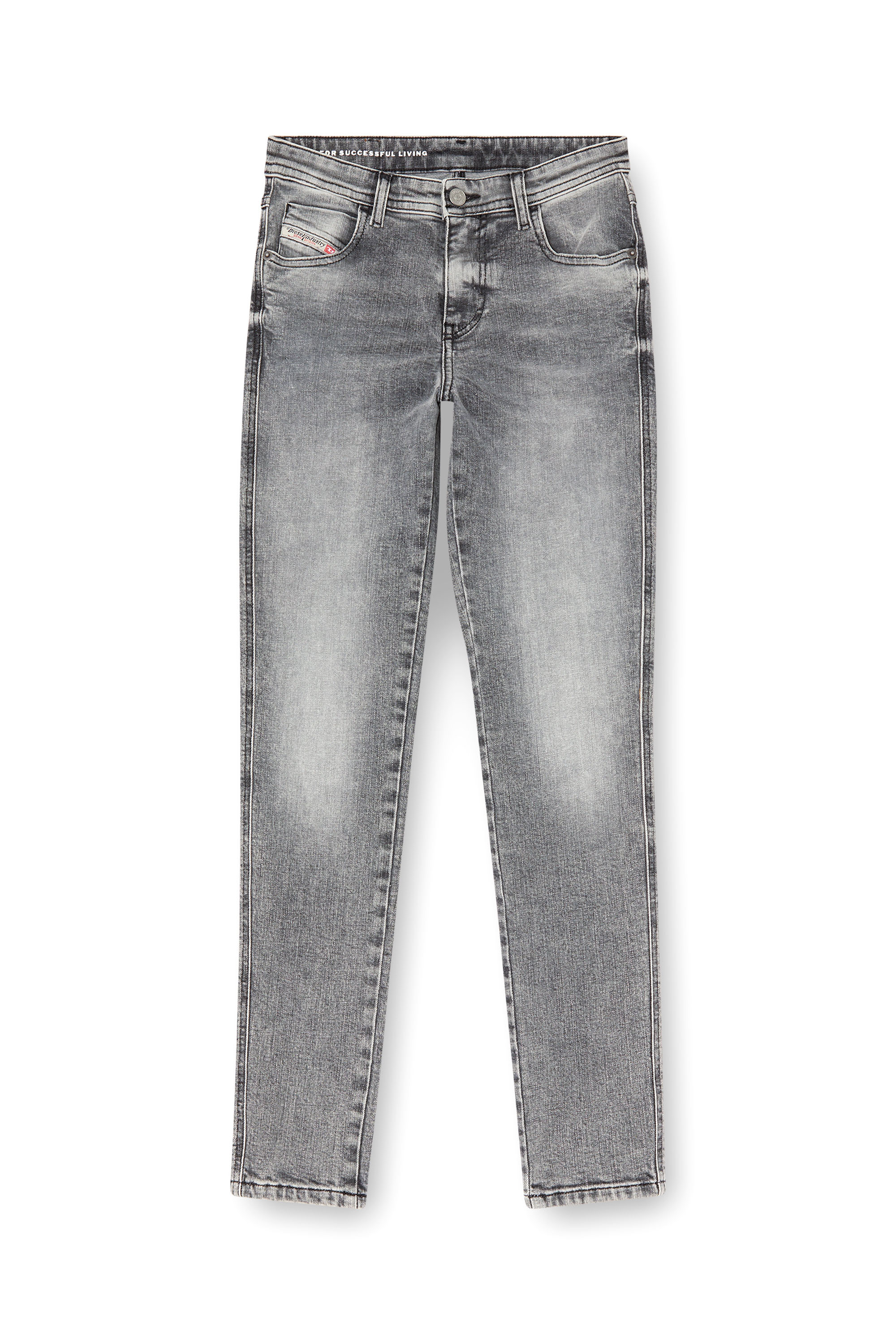 Diesel - Skinny Jeans 2015 Babhila 09L41 Femme, Gris Clair - Image 3