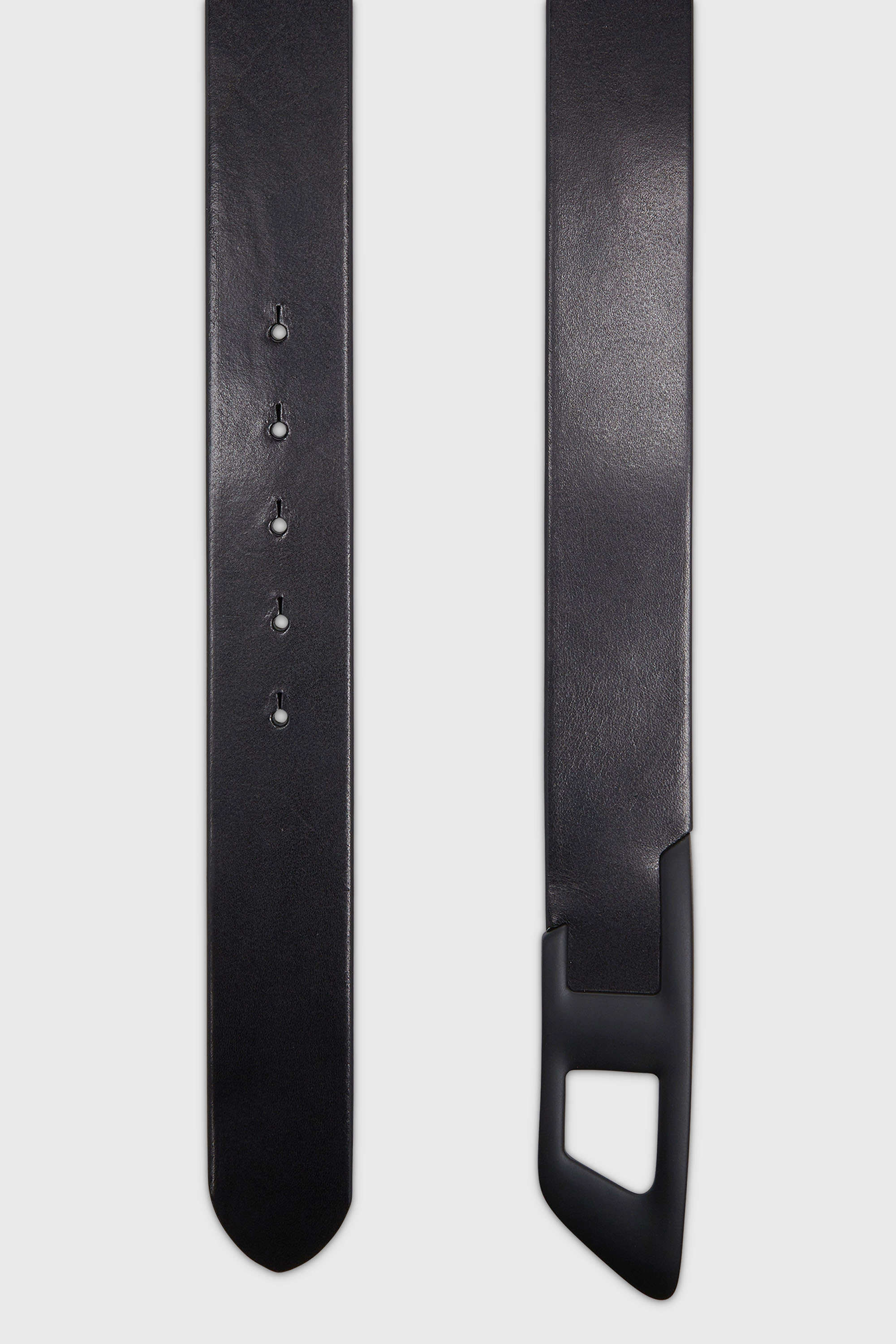 Diesel - B-D LOGO 2.0 40, Ceinture 4 cm en cuir avec boucle D en m&eacute;tal Mixte in Noir - 2