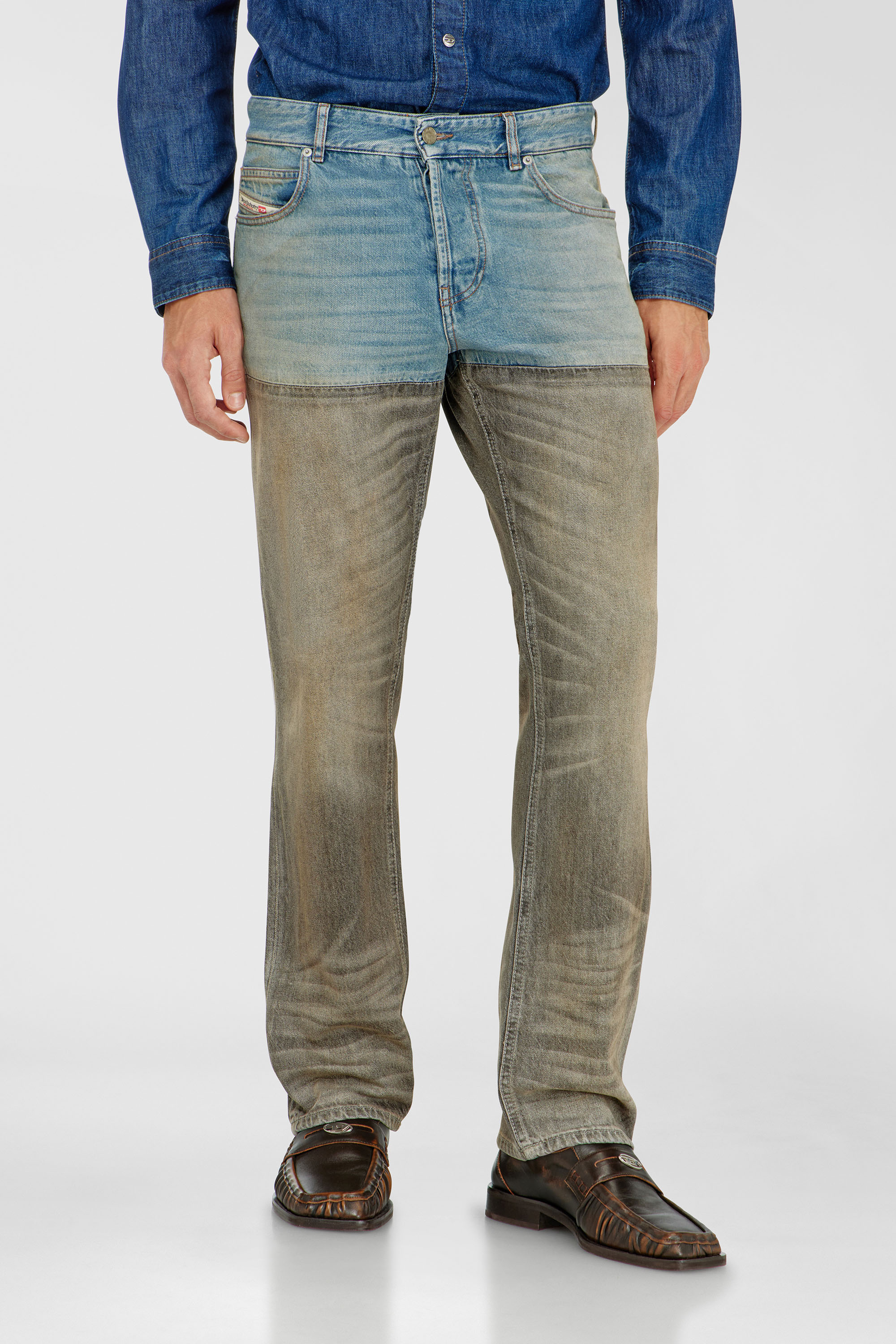 Diesel - Slim Jeans 1993 D-Vyl 0ADDX Homme, Gris/Bleu - Image 3