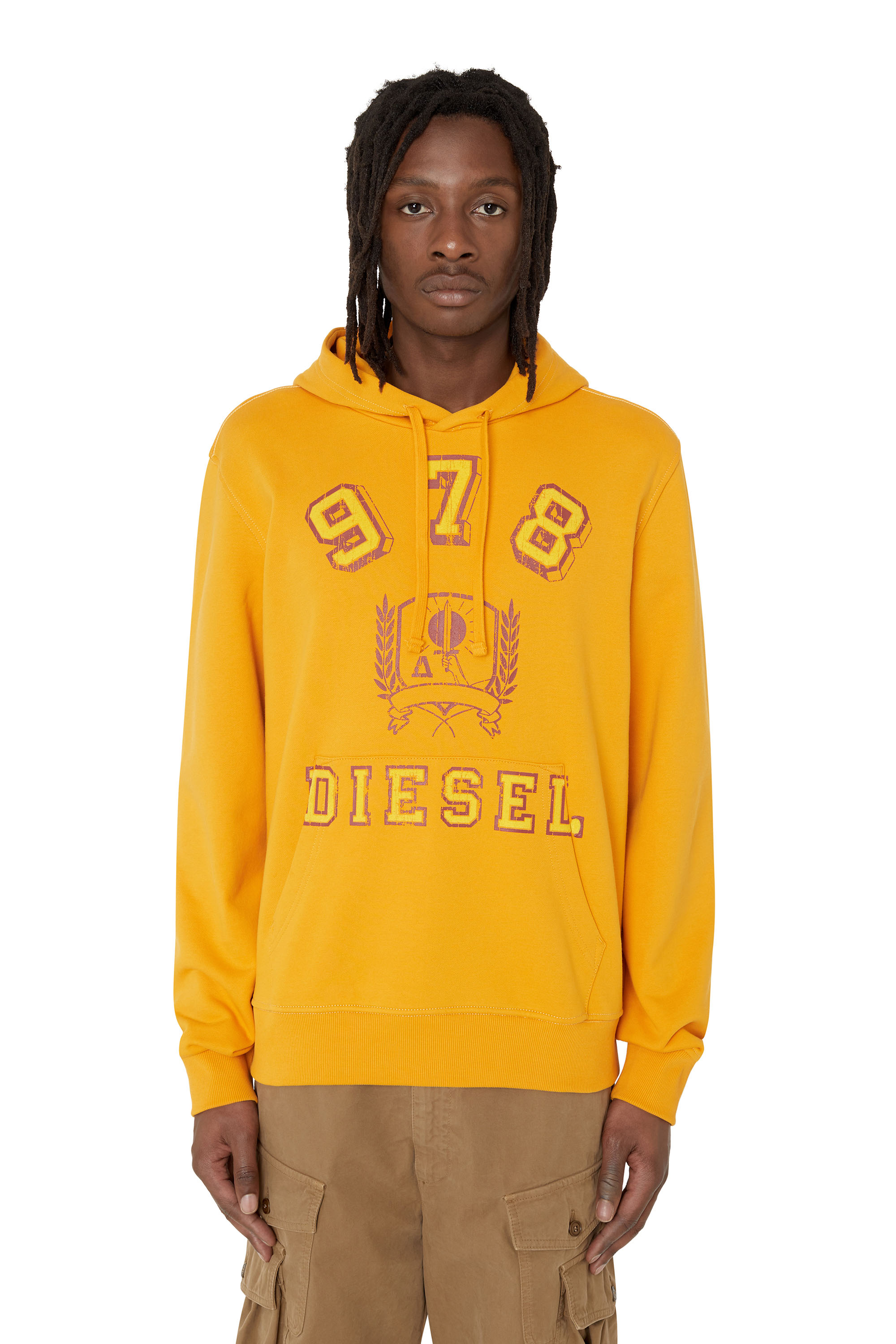 Diesel - S-GINN-HOOD-E5, Yellow - Image 1