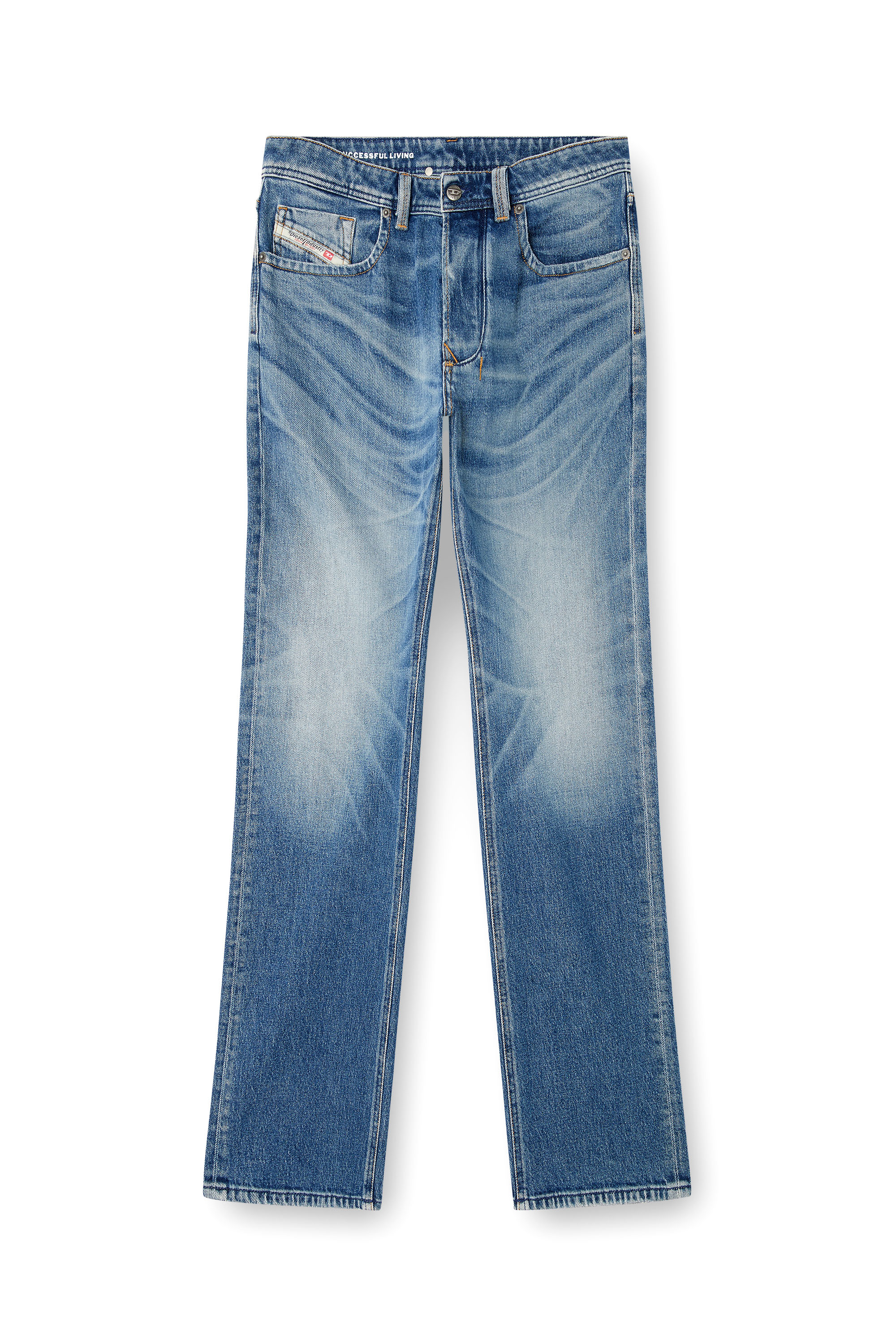 Diesel - Regular Jeans 1985 Larkee 09M12 Homme, Bleu moyen - Image 2