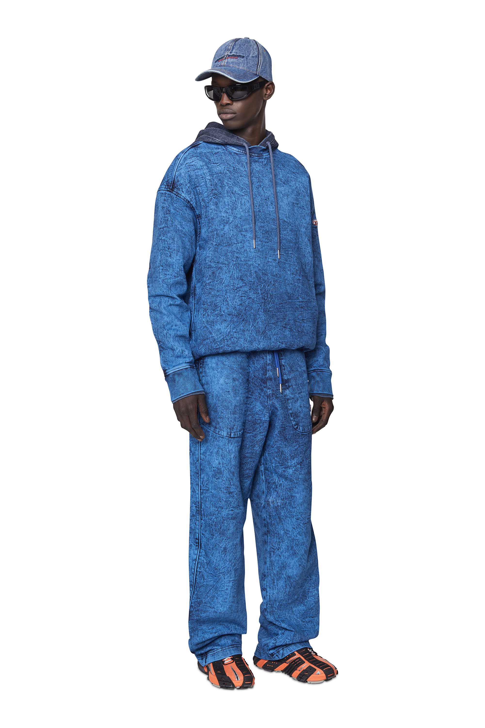 D-Martians Track Denim 09D16 Straight, Blue Diesel - D-Martians Track Denim 09D16 Straight, Blue - Image 1