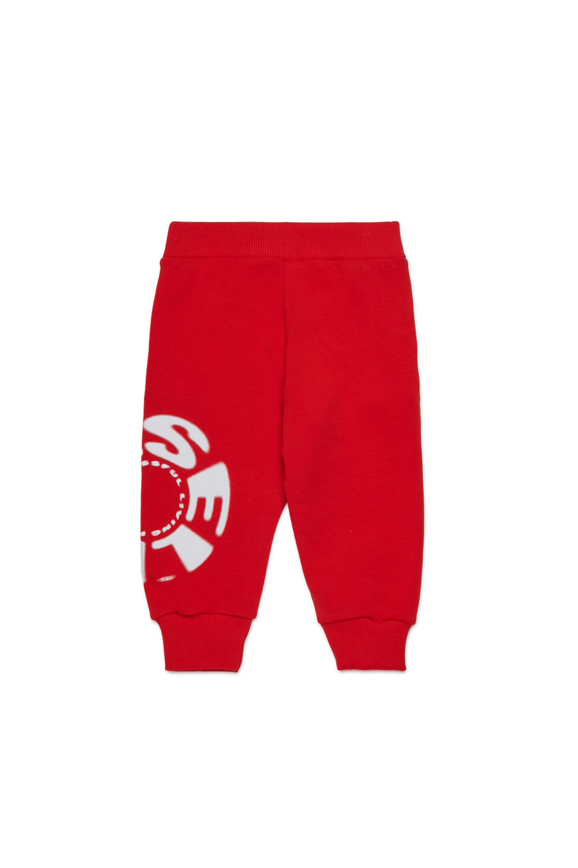 Diesel - PRAVONB, Pantalons en coton avec logo imprimé Homme in Rouge - 2