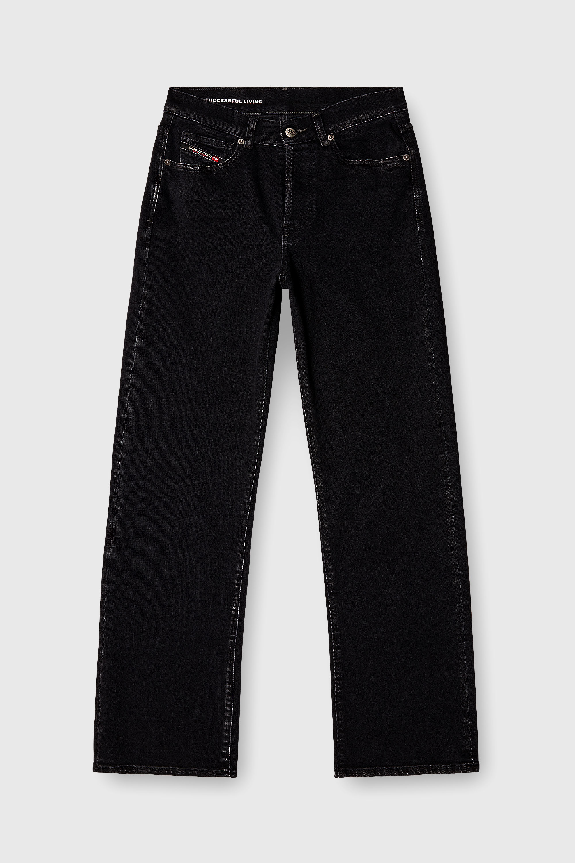 Diesel - Regular Jeans 1971 D-Sent 09N89 Femme, Noir/Gris fonc&eacute; - Image 2