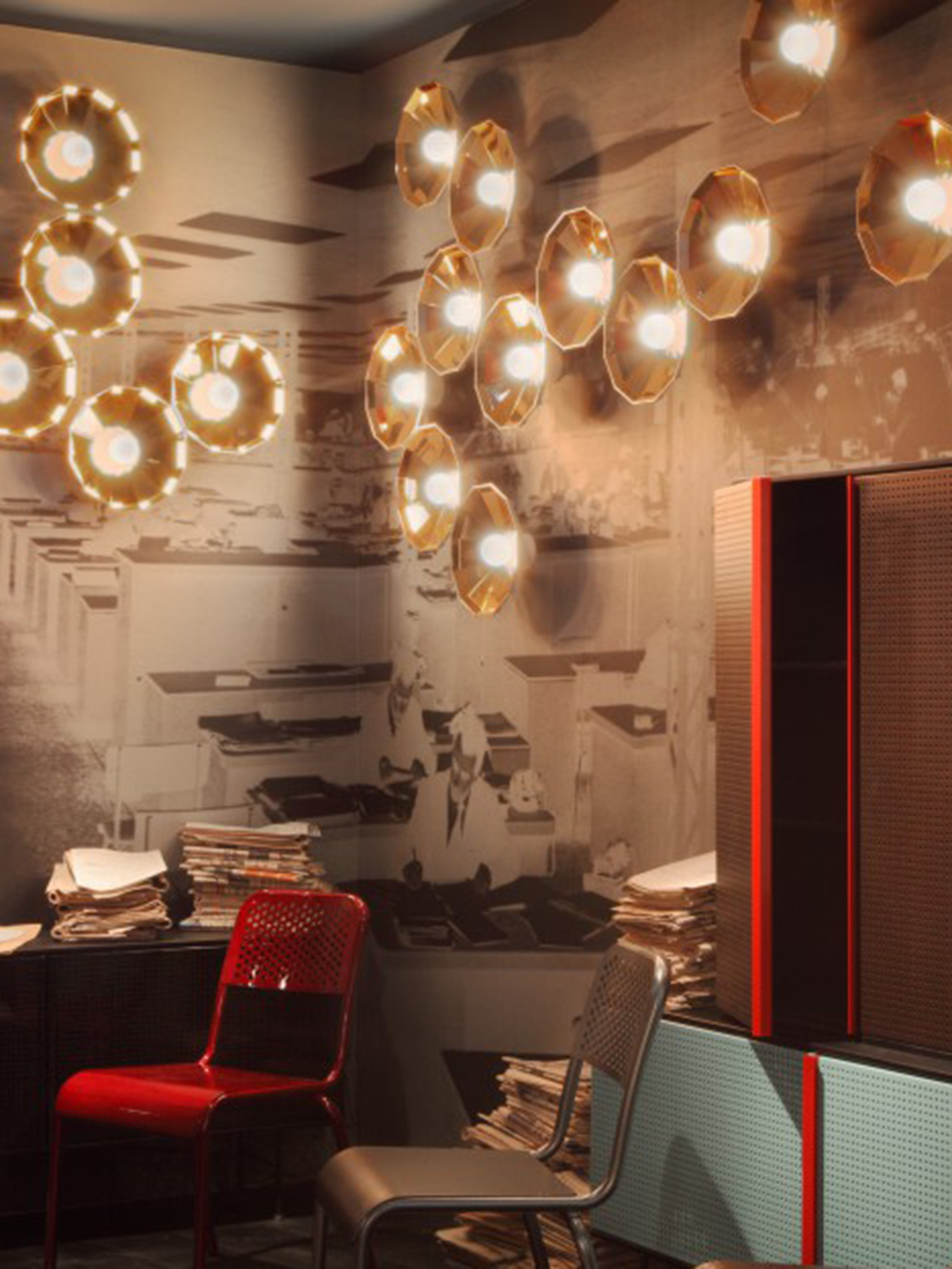 Diesel - MYSTERIO PARETE/SOFF, Lampe murale d'inspiration vintage Mixte in Blanc - 3