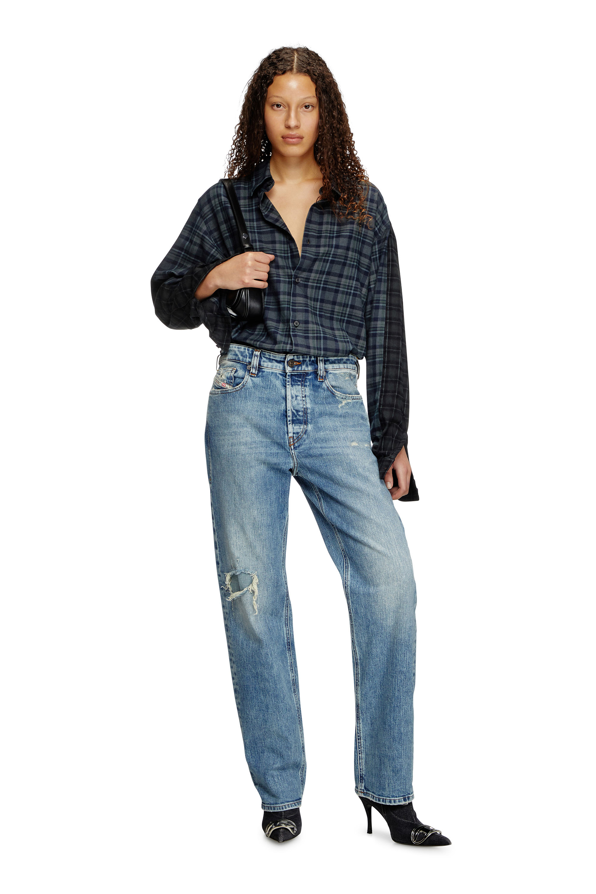 Diesel - Regular Jeans 1988 D-Ark 09L34 Femme, Bleu Clair - Image 1