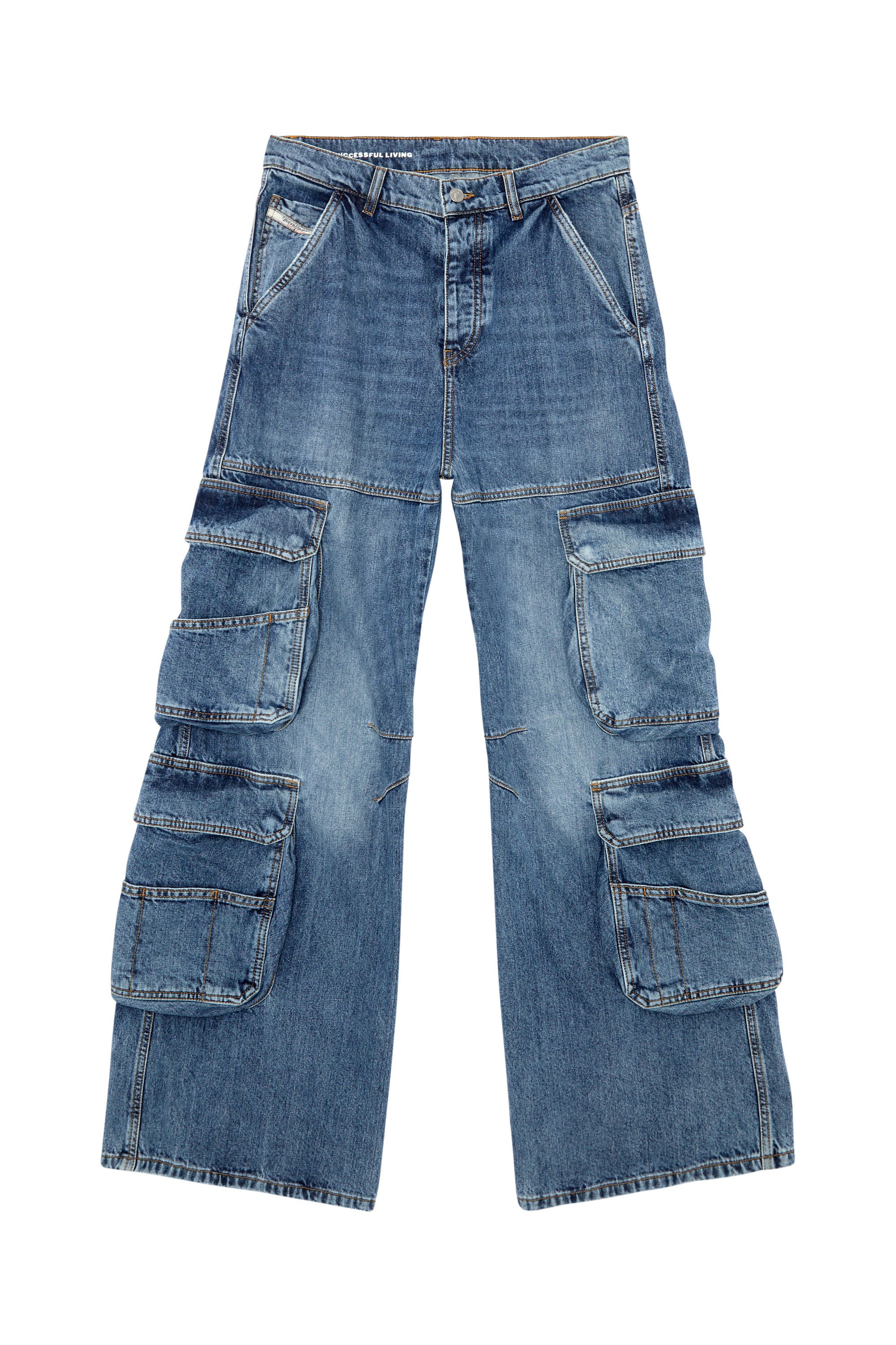 Diesel - Straight Jeans 1996 D-Sire 0NLAX, Medium blue - Image 5