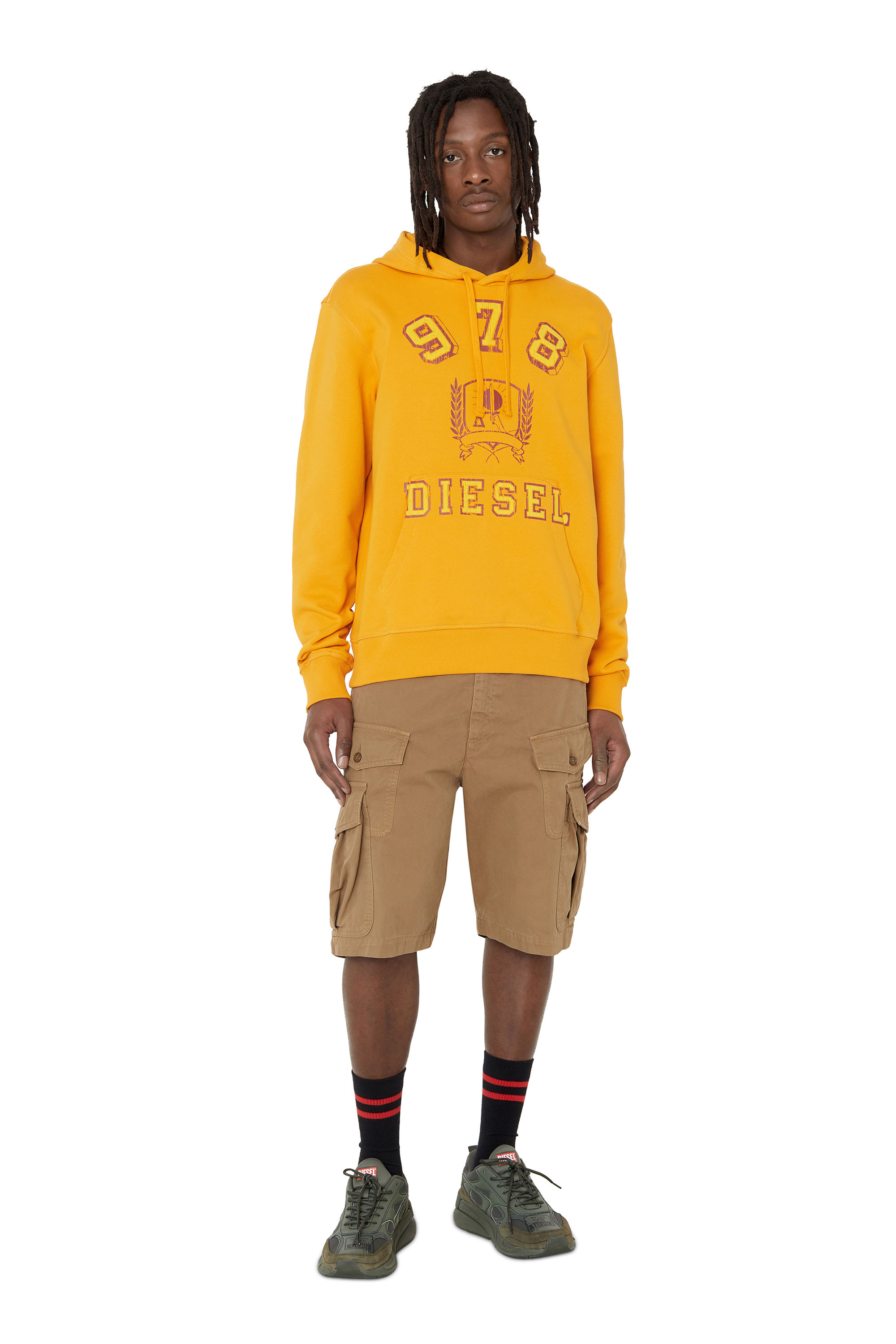 Diesel - S-GINN-HOOD-E5, Yellow - Image 2