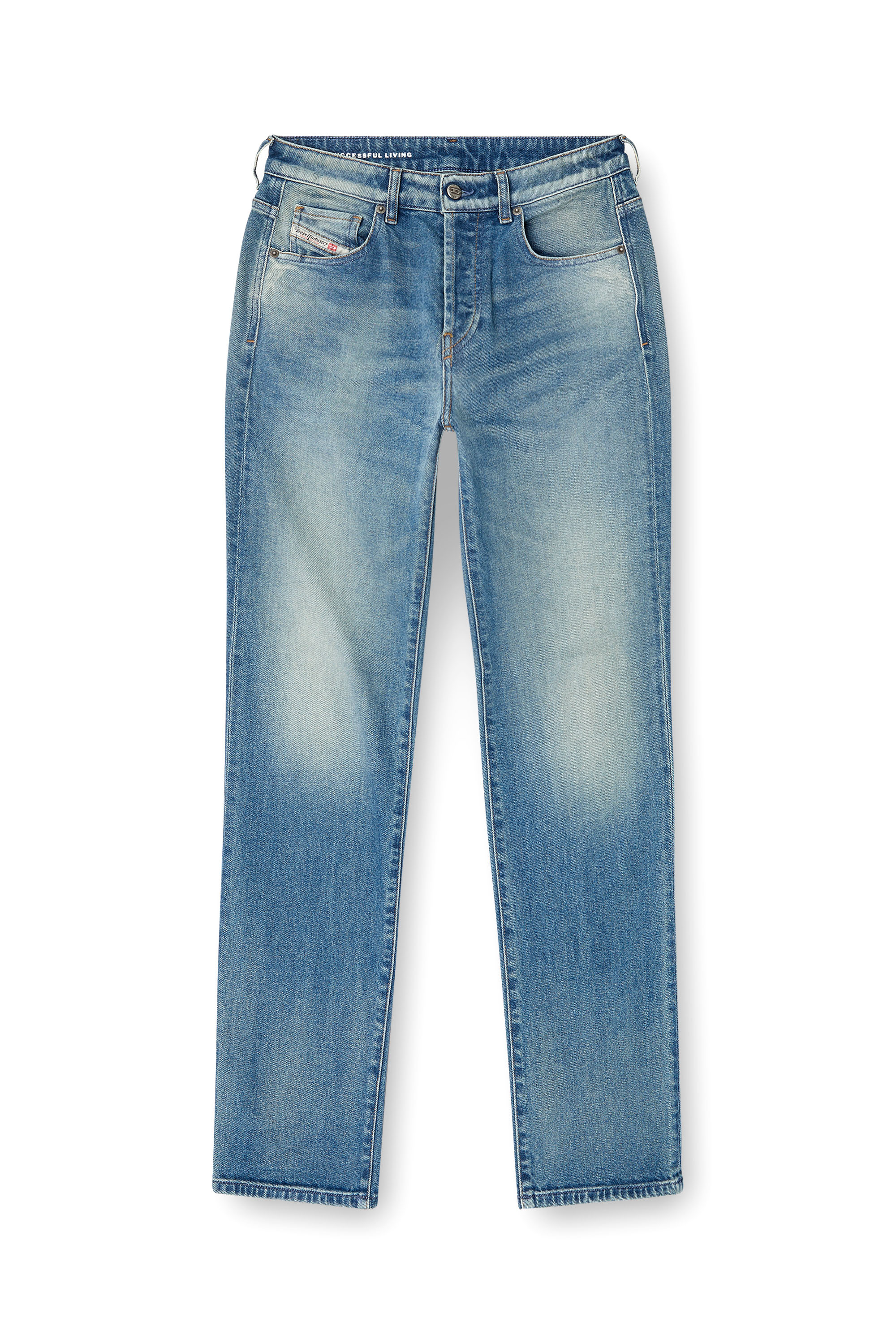 Diesel - Regular Jeans 1989 D-Mine 09M14 Femme, Bleu moyen - Image 3