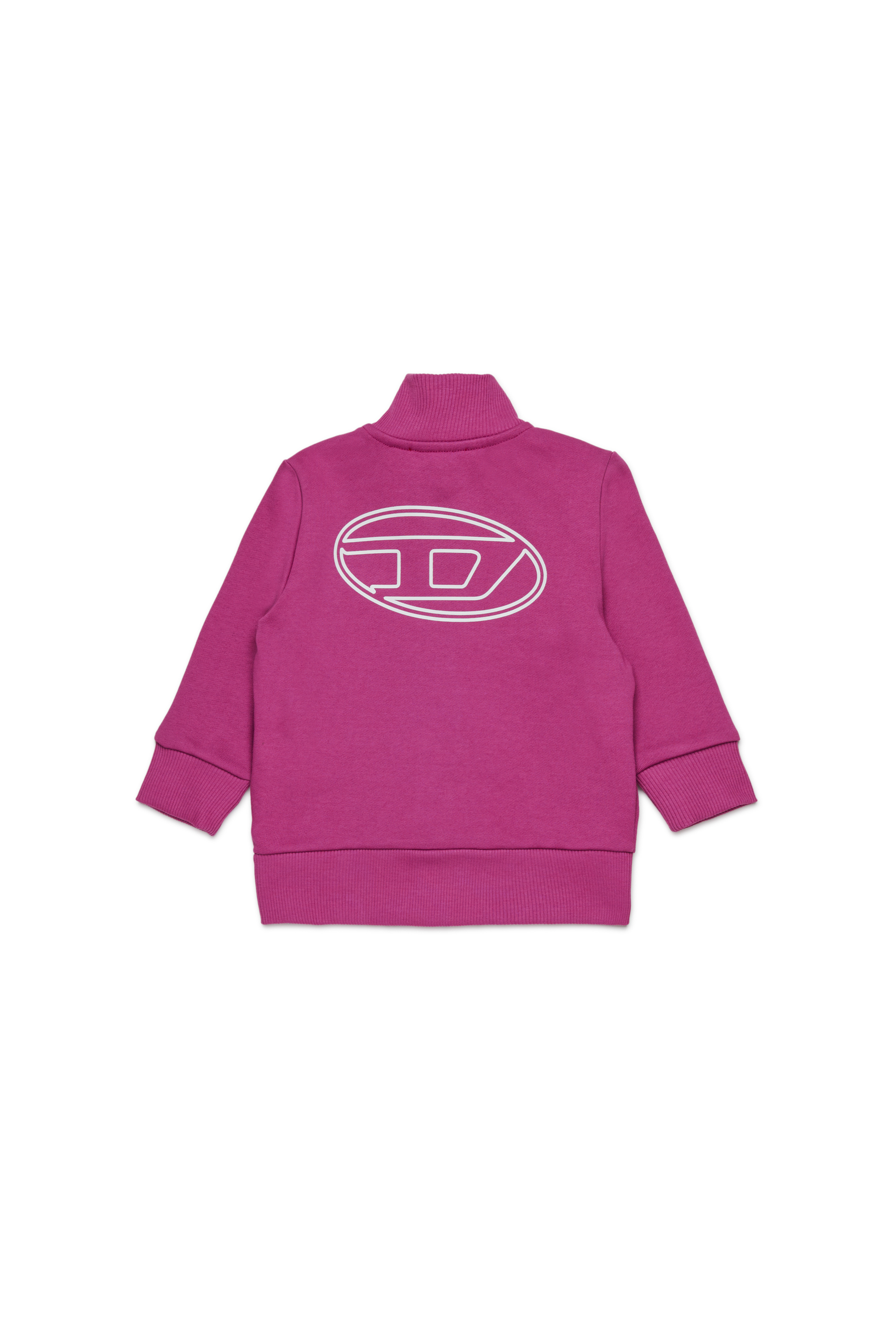 Diesel - SPENCERB, Sweat en coton avec fermeture éclair Mixte in Violet - 2