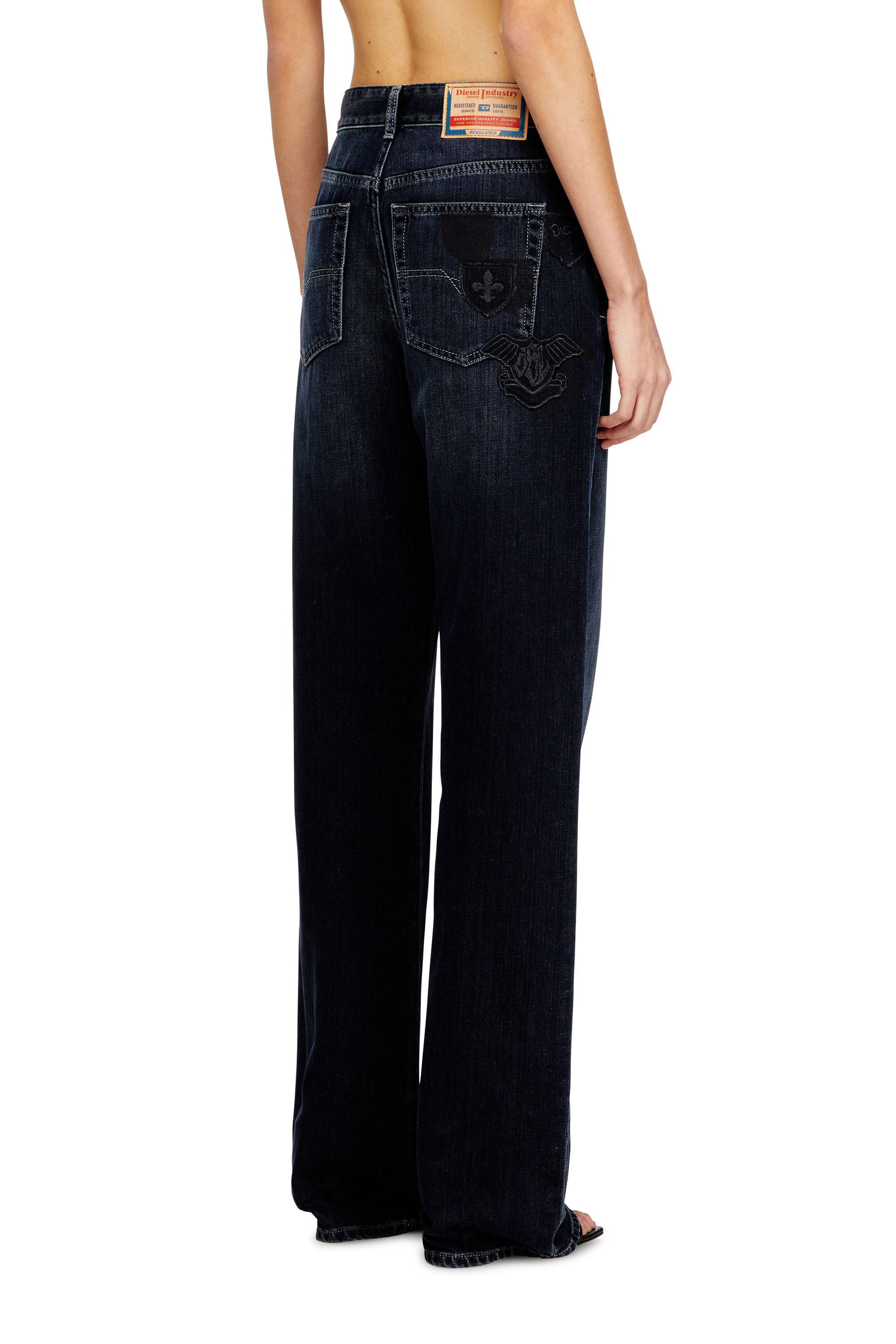 Diesel - Woman's Regular Jeans 1971 D-Sent 09Q19, Dark Blue - 4