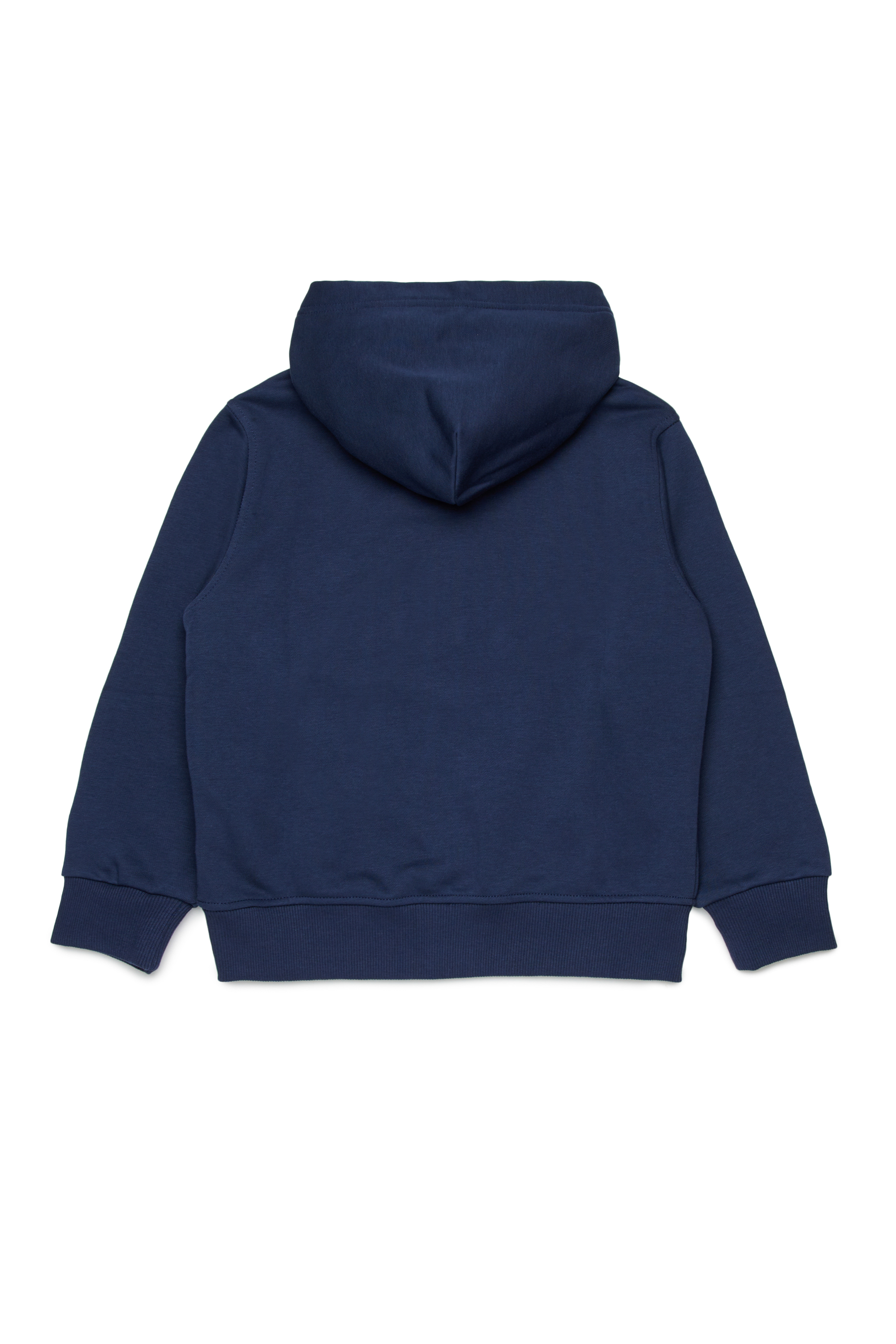 Diesel - SDROPSHOODZ OVER, Sweat à capuche en coton avec fermeture éclair Homme in Bleu - 2