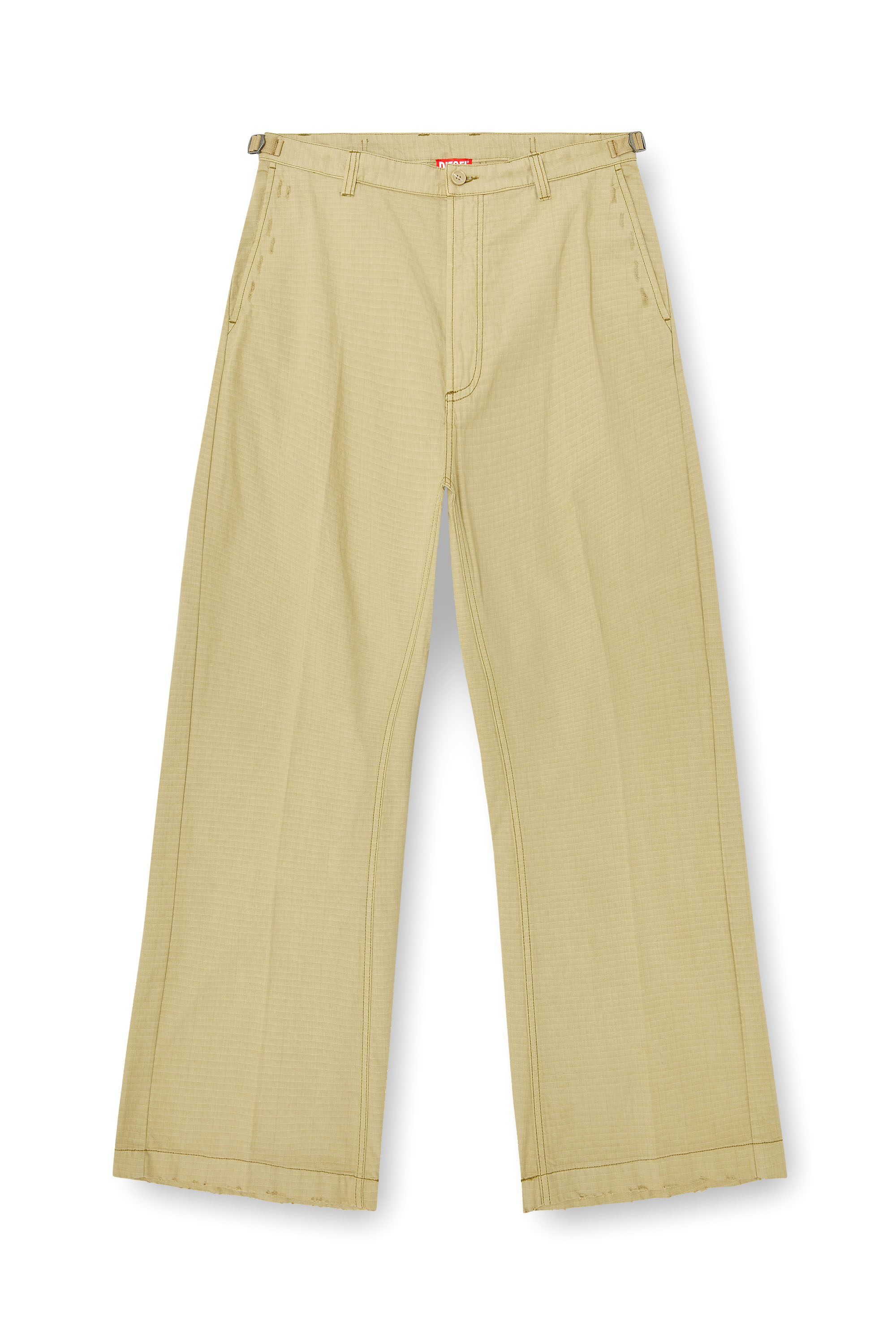 Diesel - P-BALL, Man's Cotton ripstop pants with side buckles in null - 4