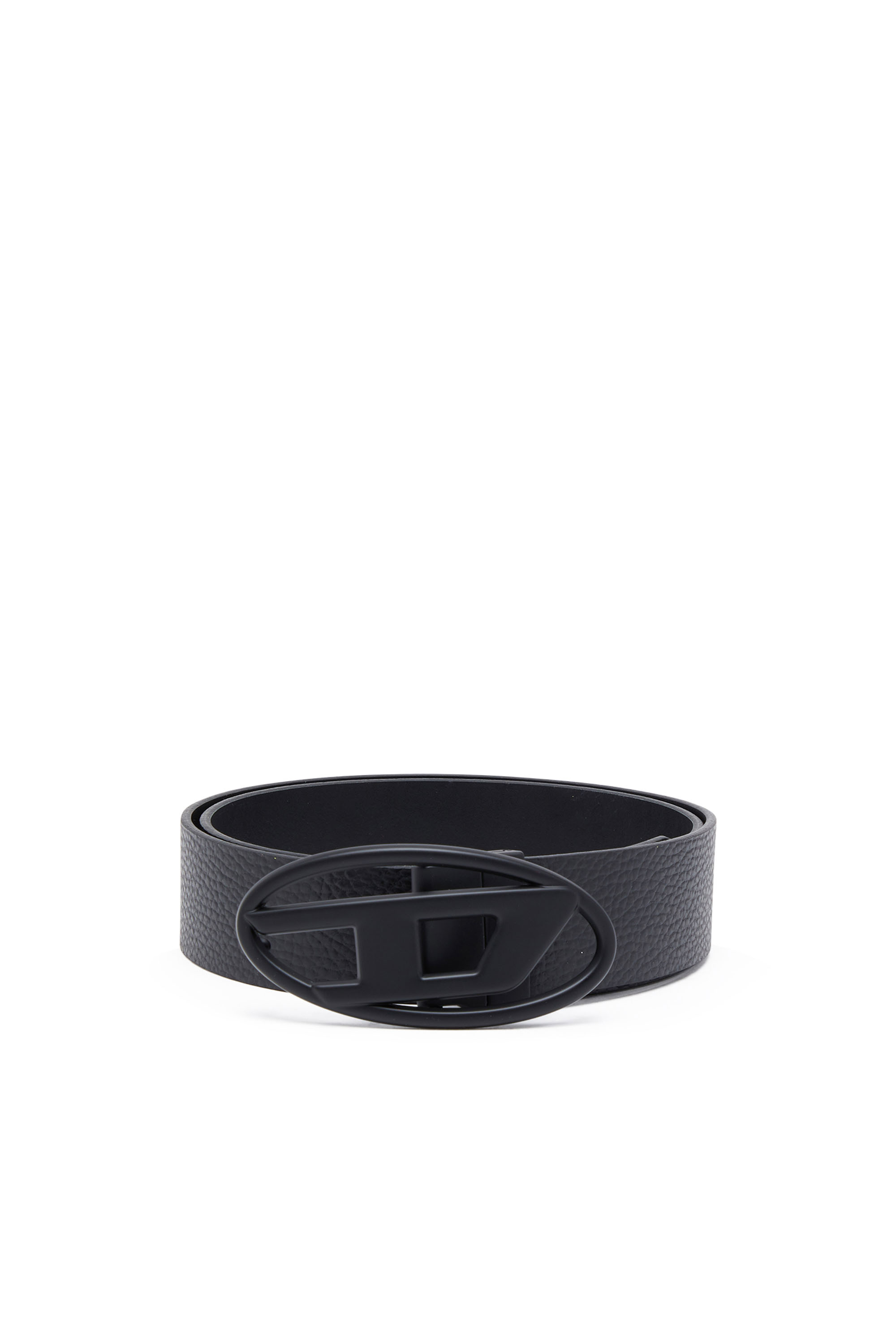 Diesel - B-1DR REV II, Ceinture 3.9 cm en cuir réversible Homme in Noir - 1