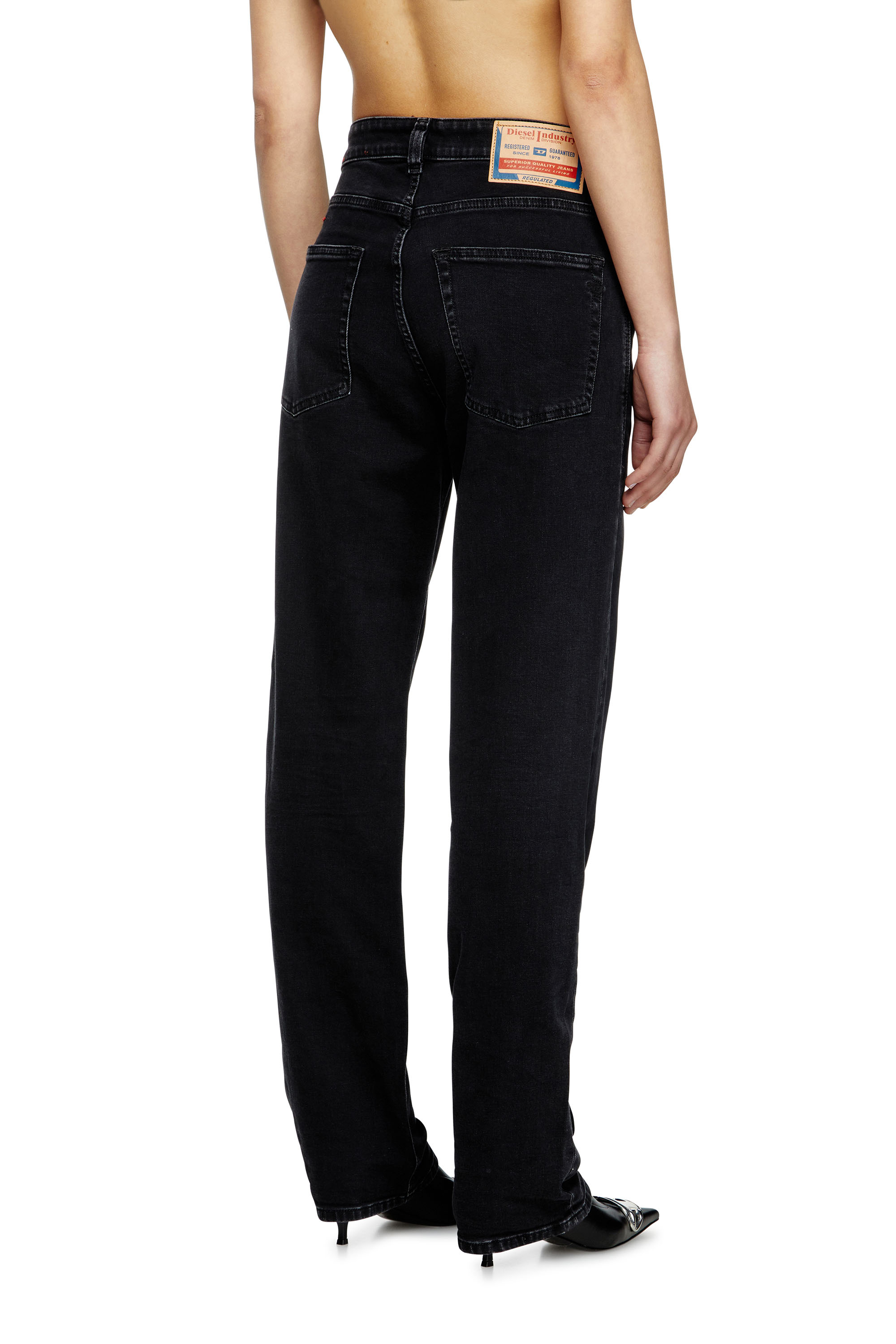 Diesel - Regular Jeans 1988 D-Ark 09M69 Femme, Noir/Gris foncé - Image 4