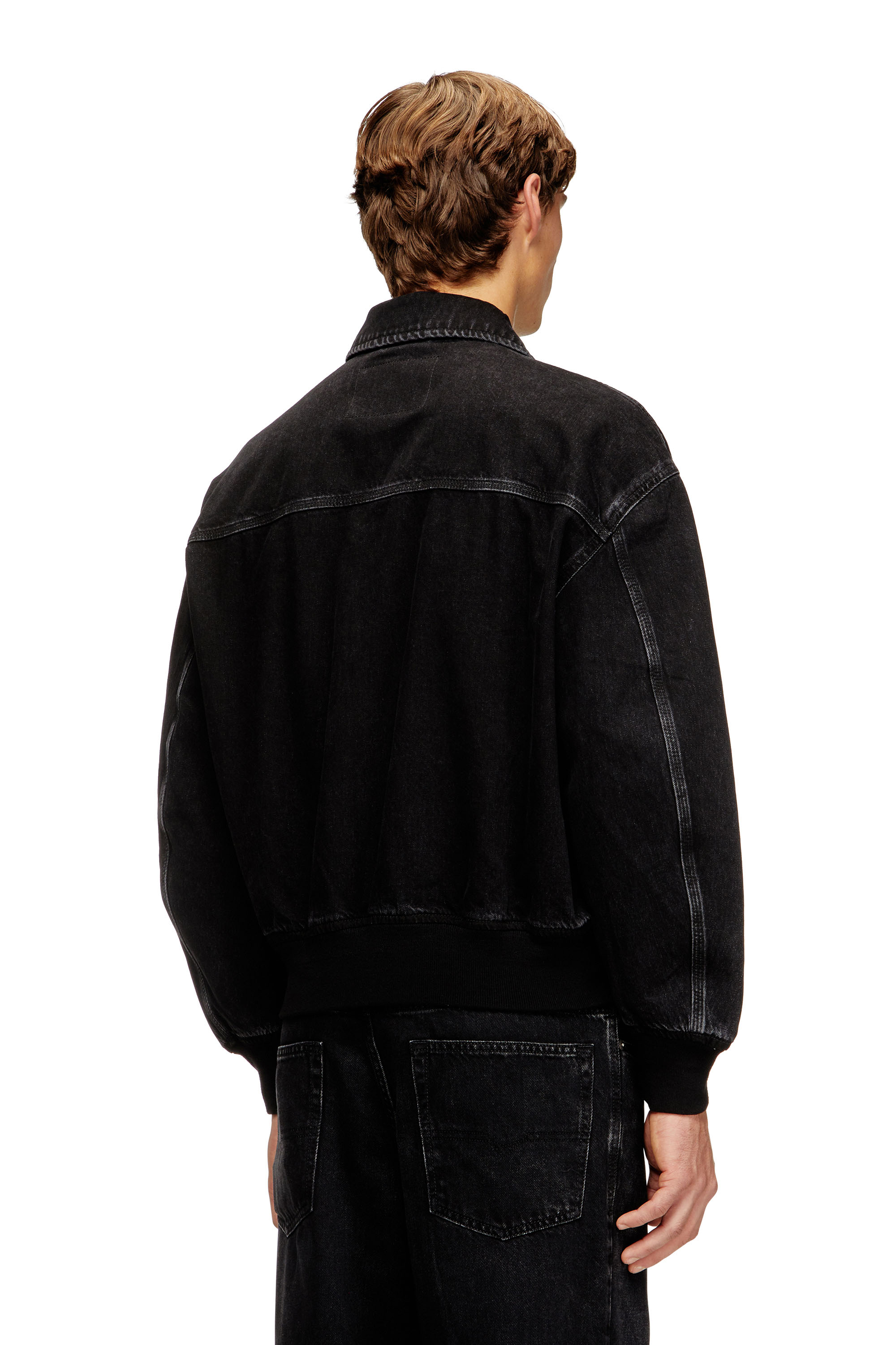 Diesel - D-KURZ, Veste en denim DNA Mixte in Noir - 4