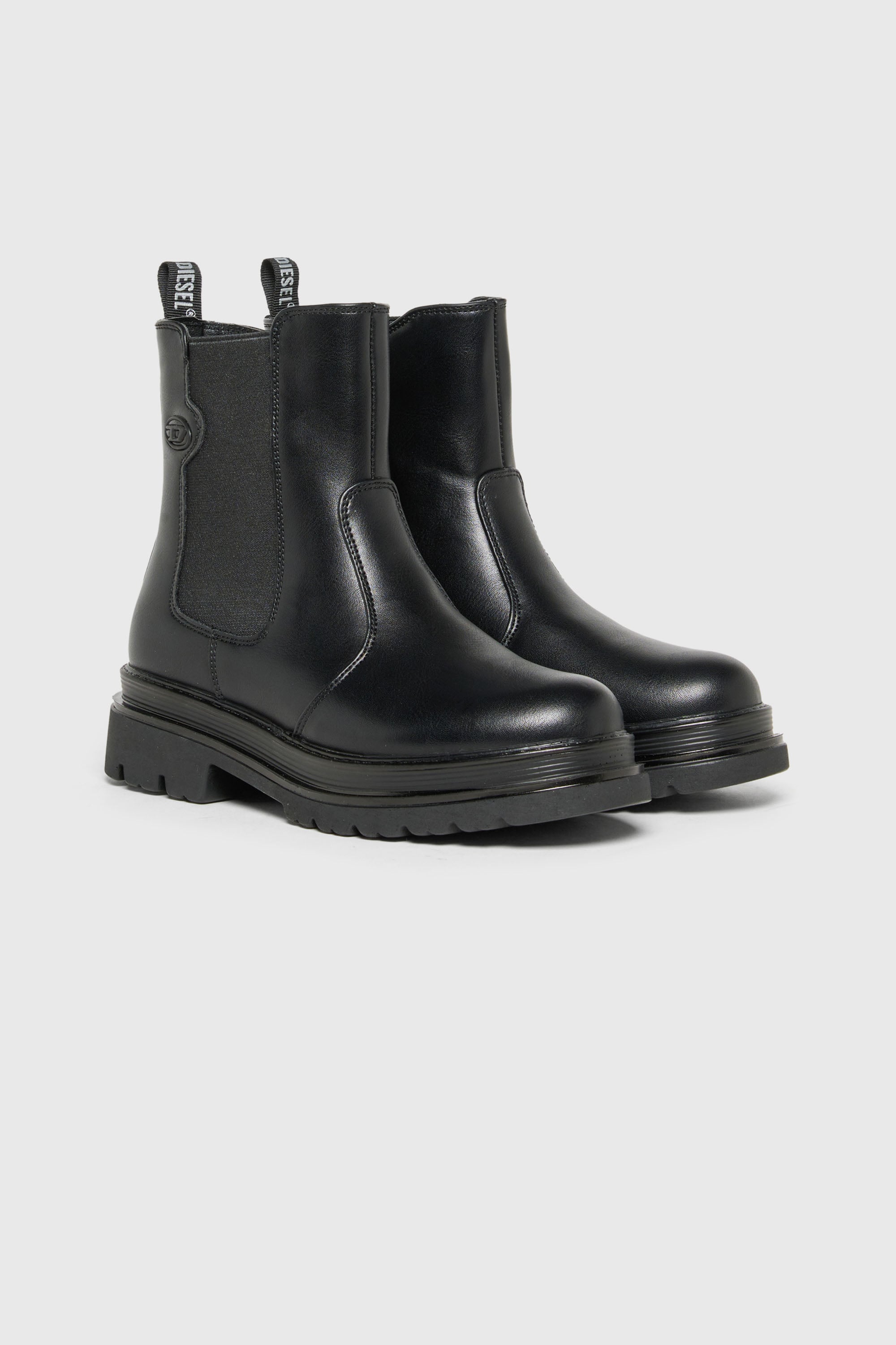 Diesel - D-VYNCOUN, D-Vyncoun - Chelsea boots avec logo Oval D Mixte in Noir - 2