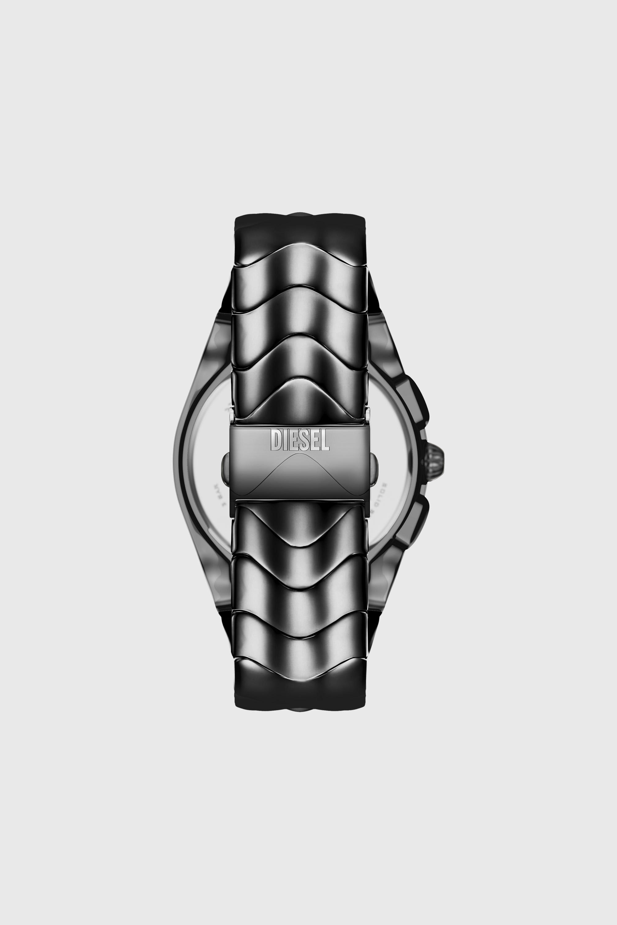 Diesel - DZ4713 WATCH, Man's Mercurial gunmetal stainless steel watch in Black - 2