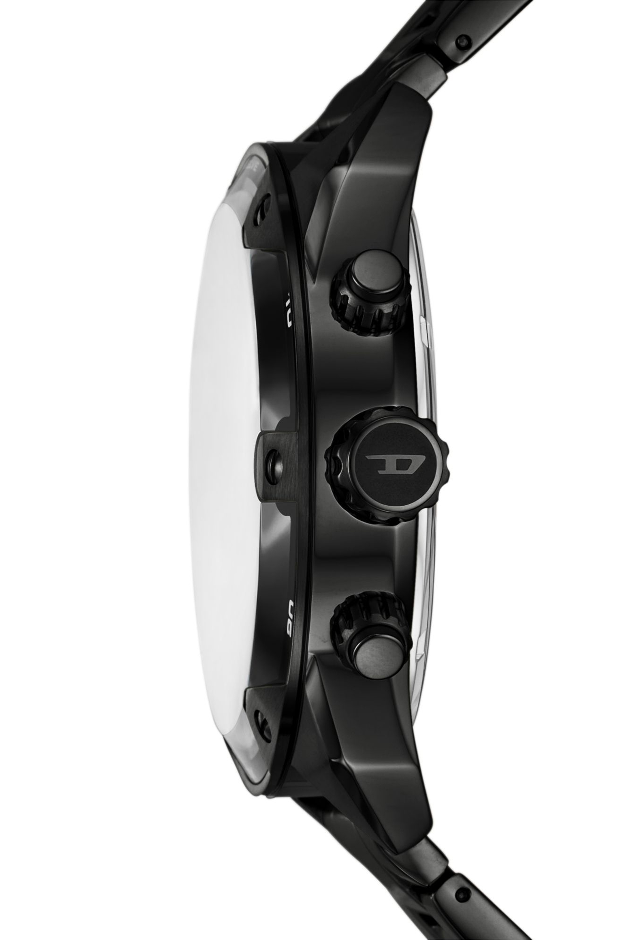 Diesel - DZ4691 WATCH, Montre Spiked noire en acier inoxydable à pointes Homme in Noir - 3