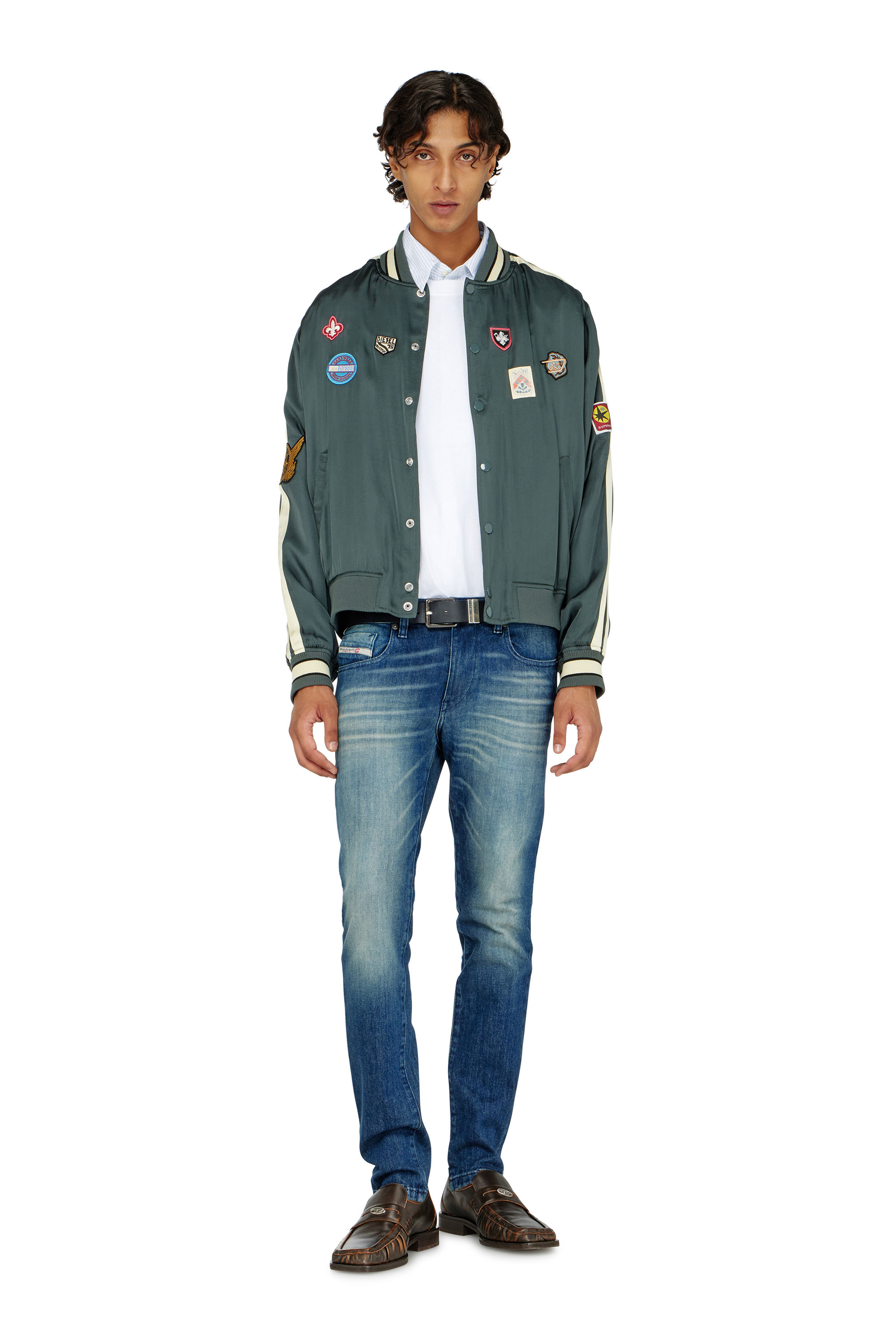 Diesel - Slim Jeans 2019 D-Strukt 0KBBR Homme, Bleu Fonc&eacute; - Image 1