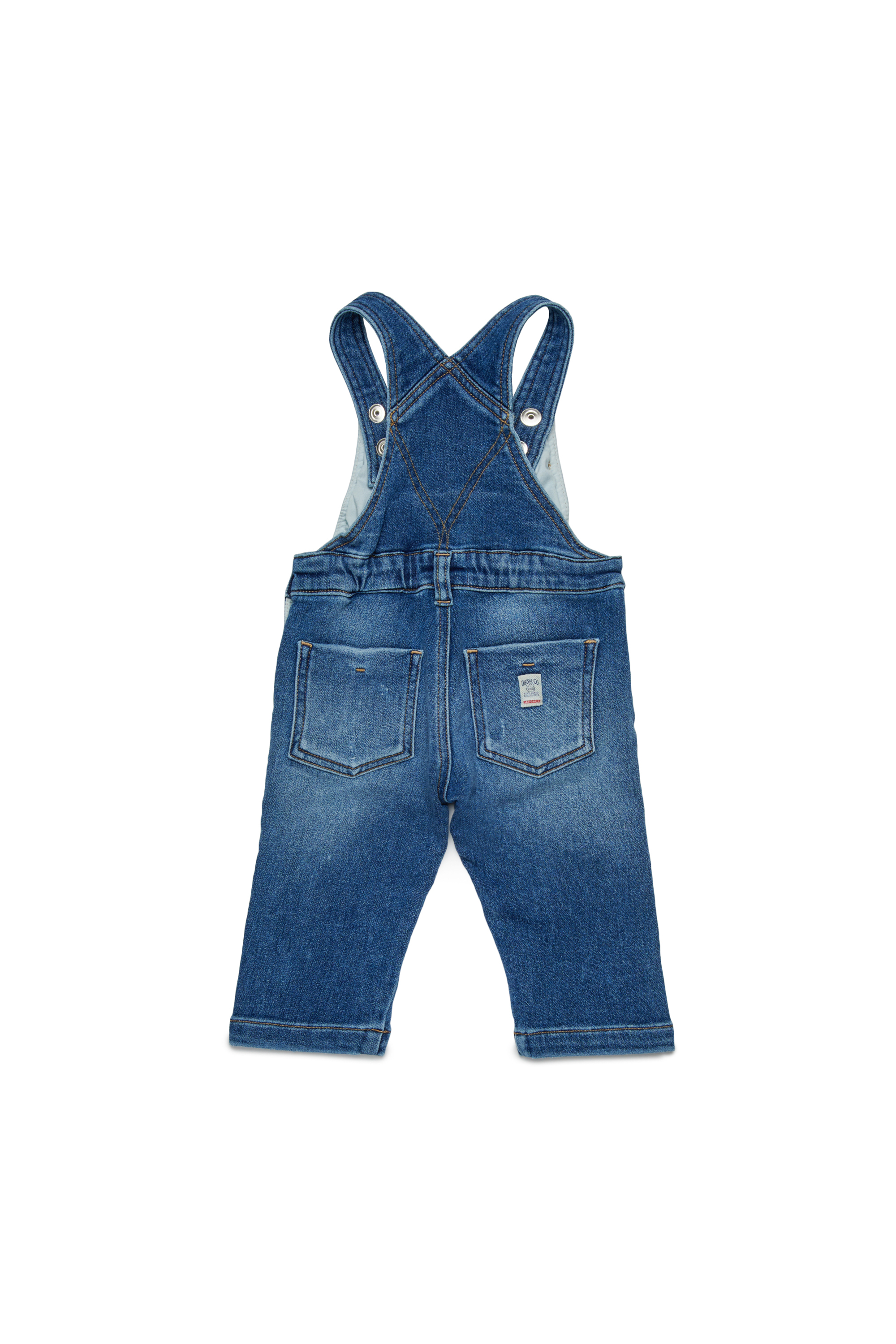 Diesel - JARRIB JJJ, Salopette en coton avec poches Mixte in Bleu - 2
