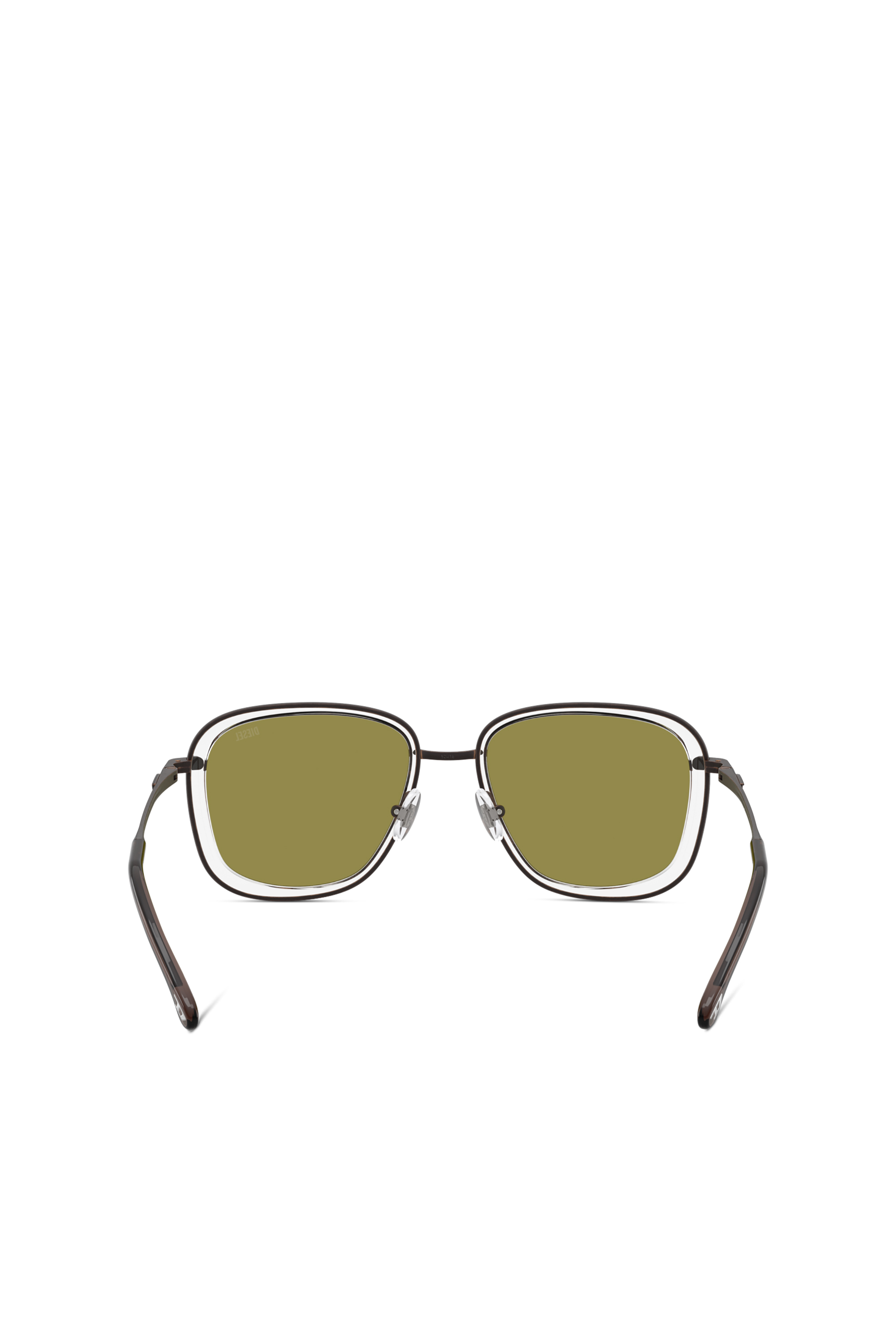 Diesel - 0DL1017, Lunettes de soleil carrées Mixte in Vert - 3