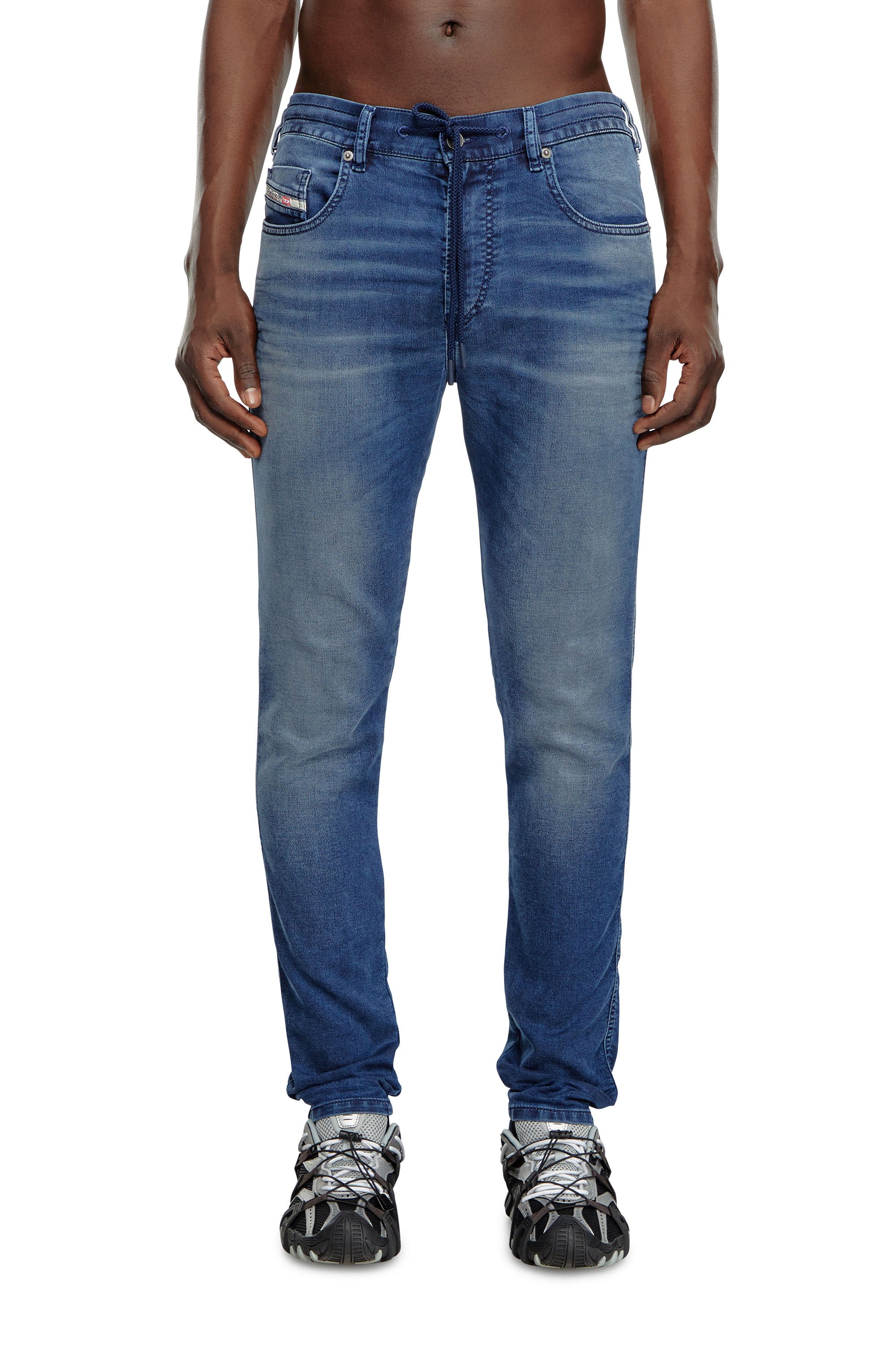 Diesel - Slim 2060 D-Strukt Joggjeans® 068LX Homme, Bleu Foncé - Image 1