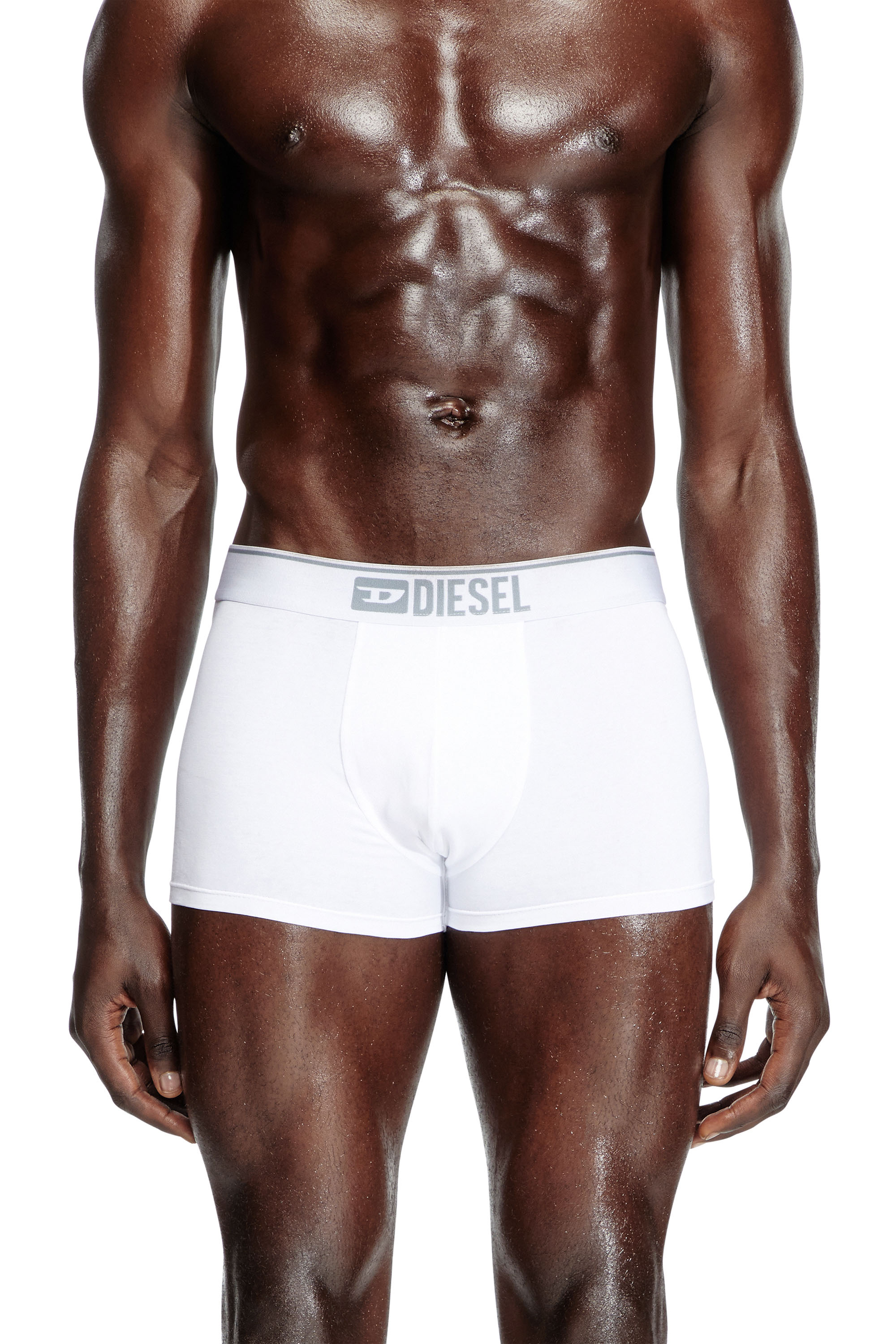 Diesel - UMBX-DAMIENTHREEPACK, Lot de trois boxers couleur unie Homme in Blanc - 2