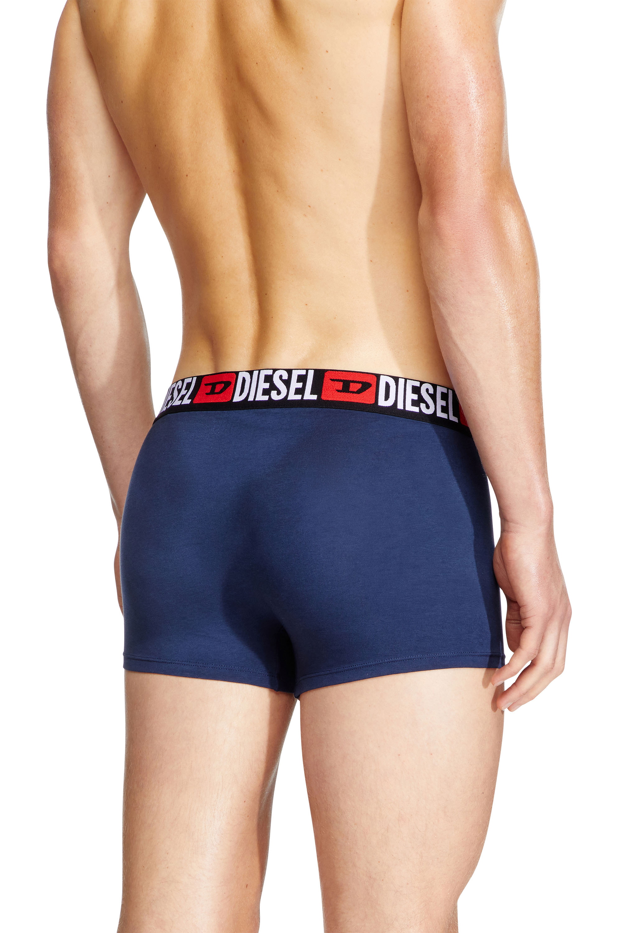 Diesel - UMBX-DAMIENTHREEPACK, Lot de trois boxers avec taille ornée du logo sur toute la surface Homme in Polychrome - 4