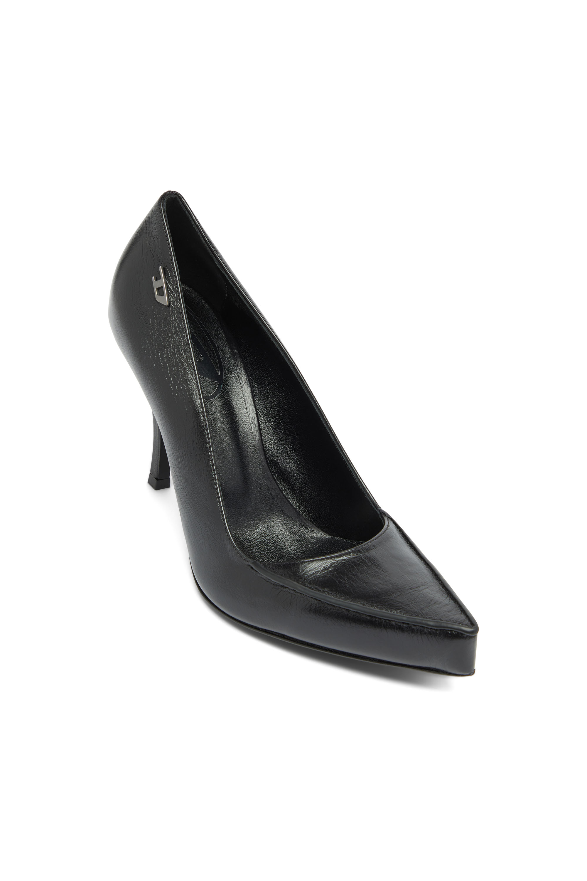 Diesel - D-LUCETTE-90-PUMP D, D-Lucette-Escarpins en cuir Femme in Noir - 6