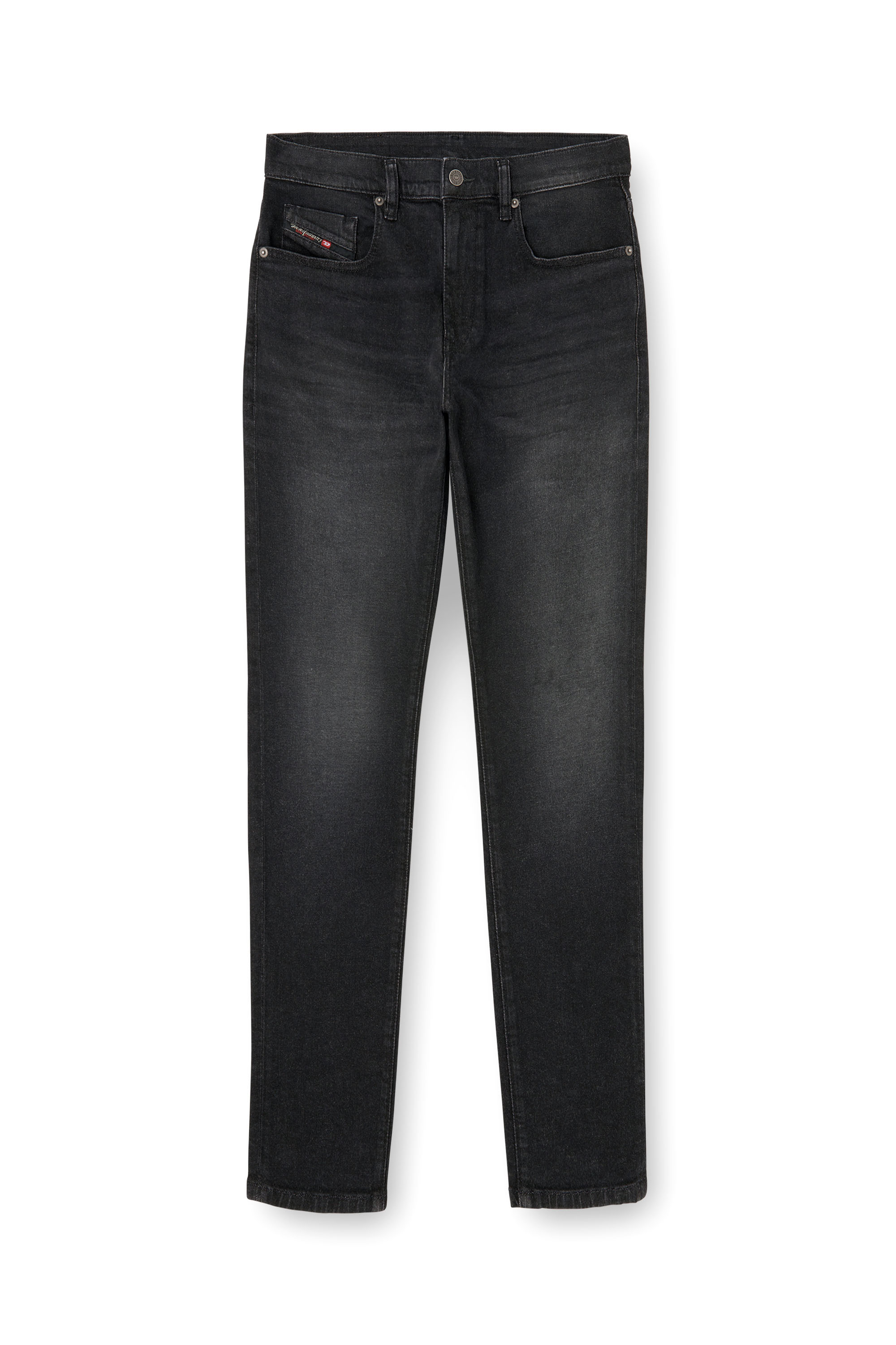 Diesel - Slim Jeans 2019 D-Strukt 0DBDT Homme, Noir/Gris fonc&eacute; - Image 6