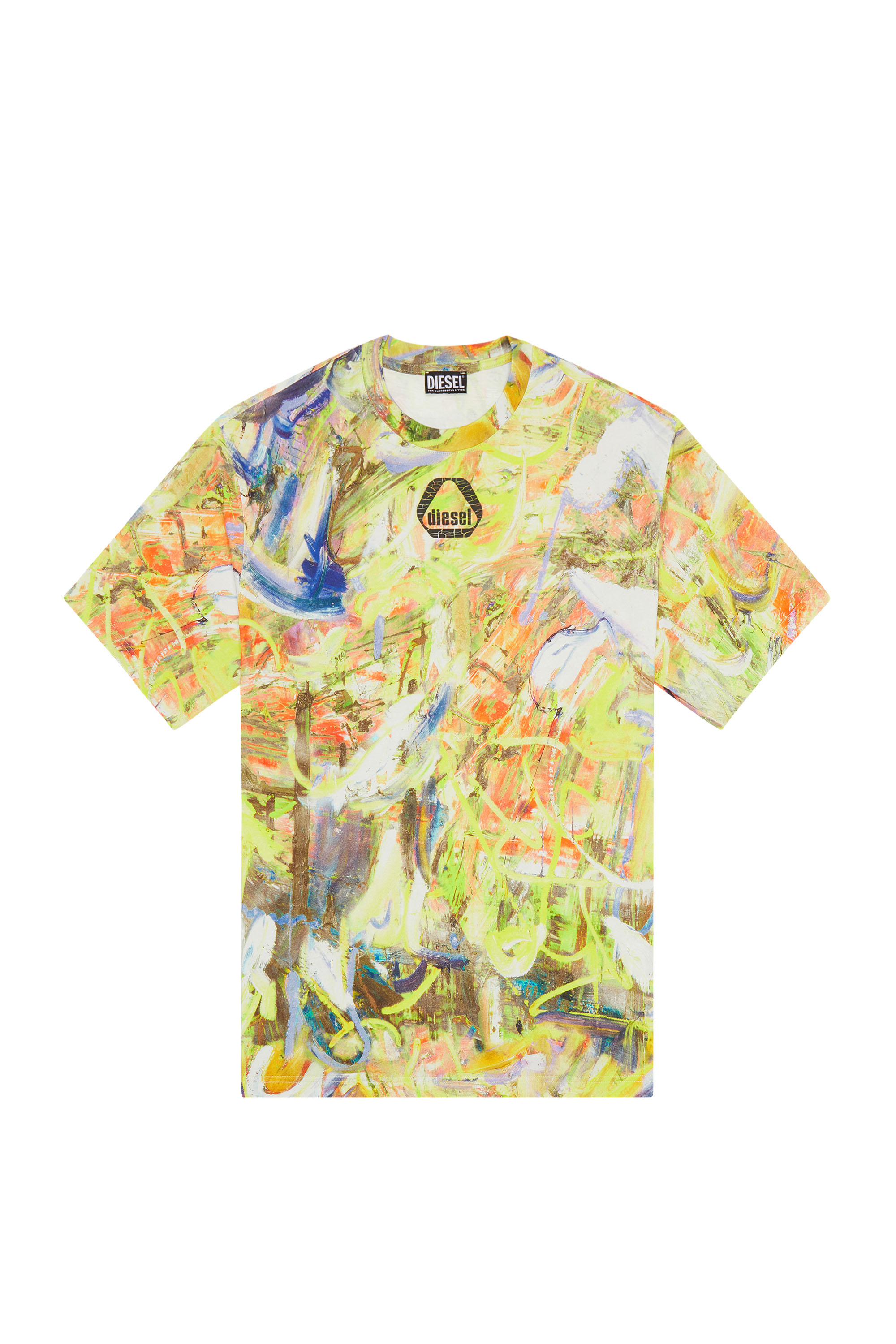 Diesel - T-WASH-G8, White/Yellow - Image 3