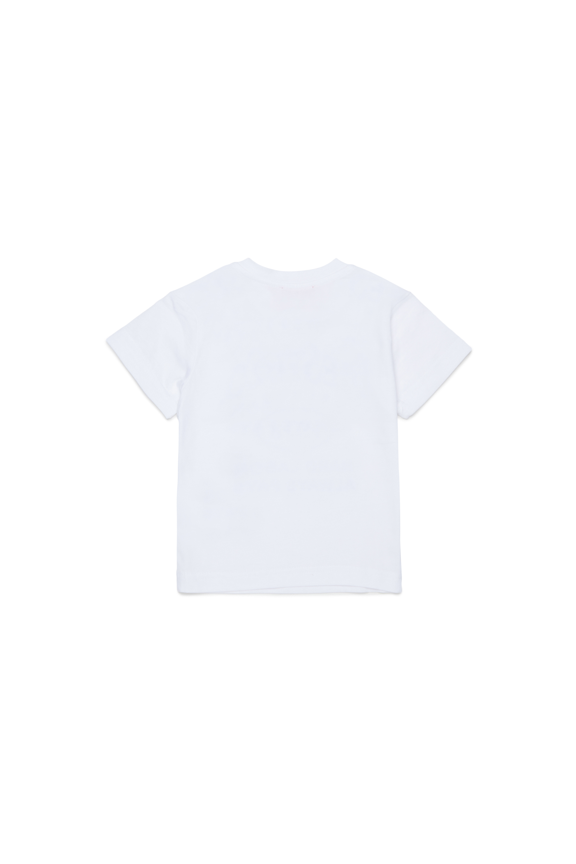 Diesel - TSINB, T-shirt en coton avec imprim&eacute; slogan Homme in Blanc - 2