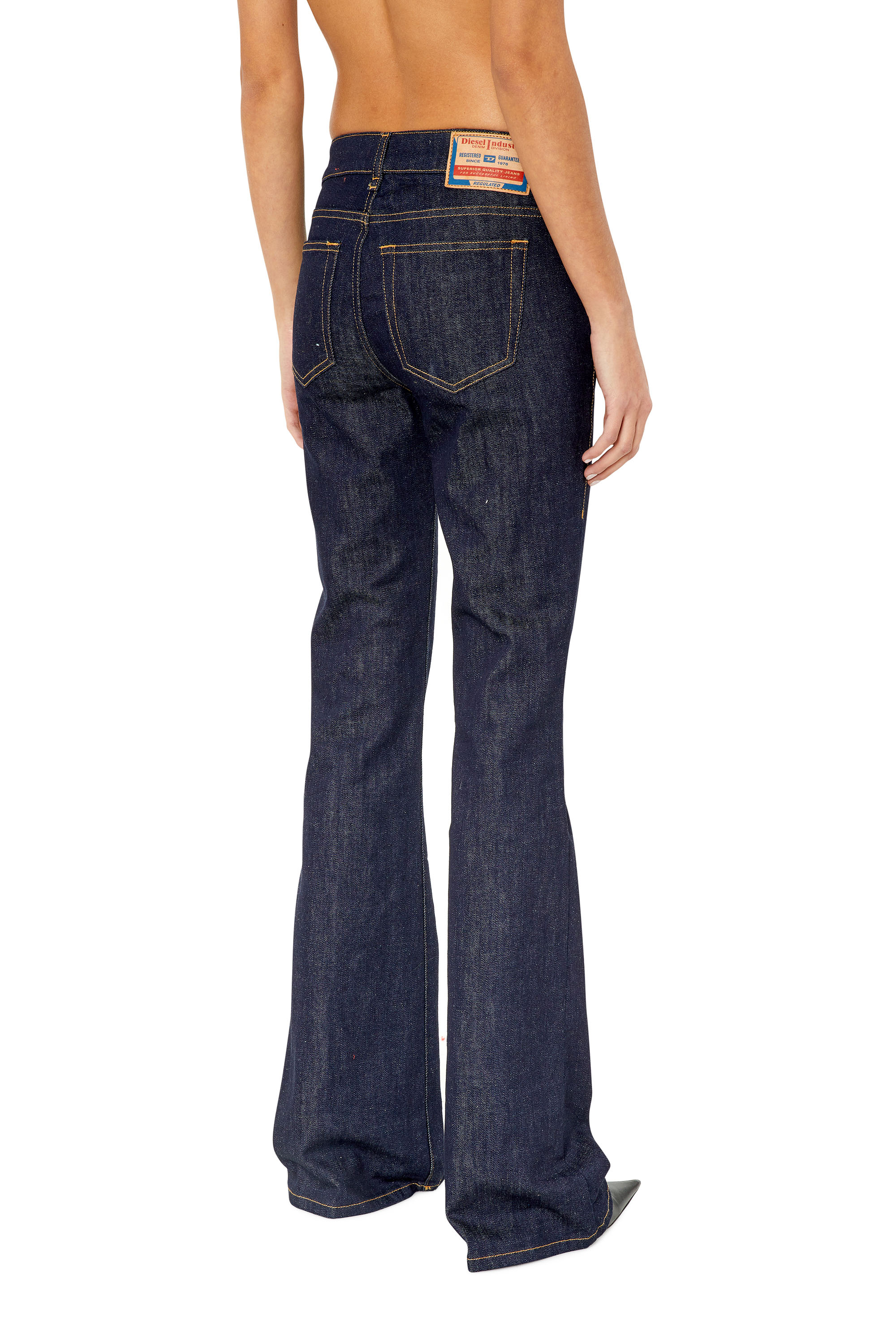 Diesel - 1969 D-Ebbey Z9B89 Bootcut and Flare Jeans, Dark Blue - Image 3