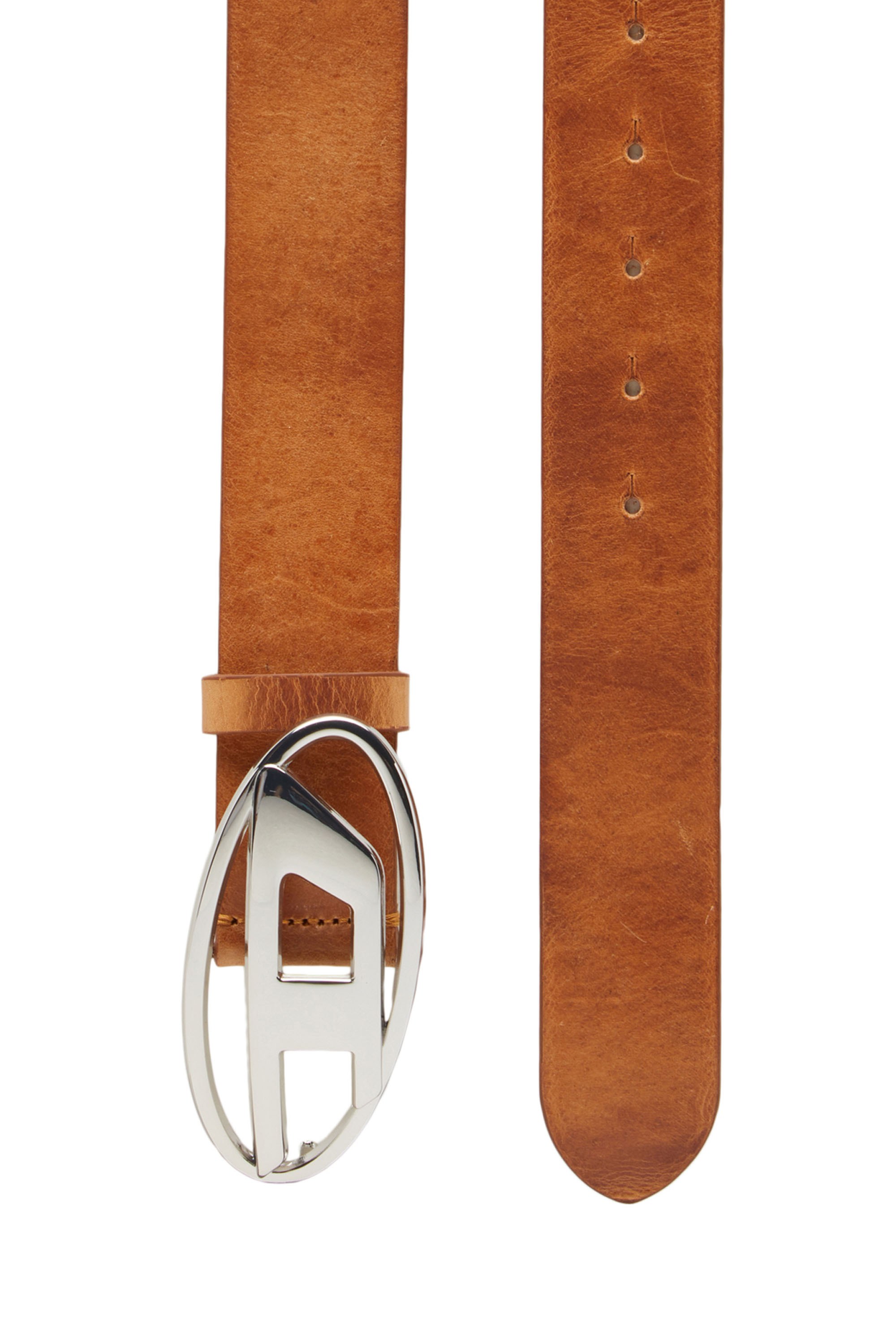 Diesel - B-1DR W, Ceinture 3.9 cm avec boucle à logo D Femme in Marron - 2